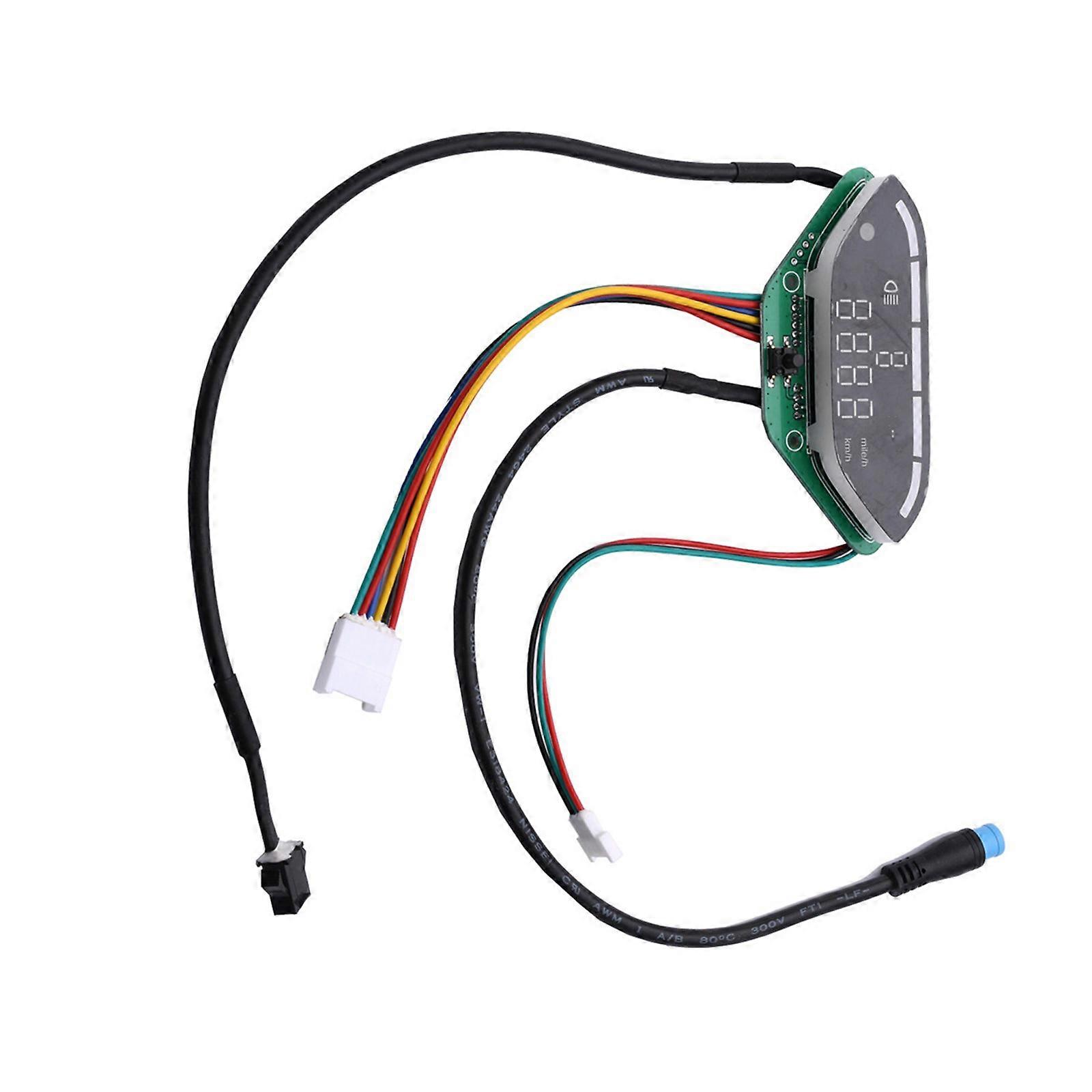 Electric Bicycles LCD Display 36V Controller Panel Dashboard with Real Time Data Monitoring for Speed and Power Insights Multicolor