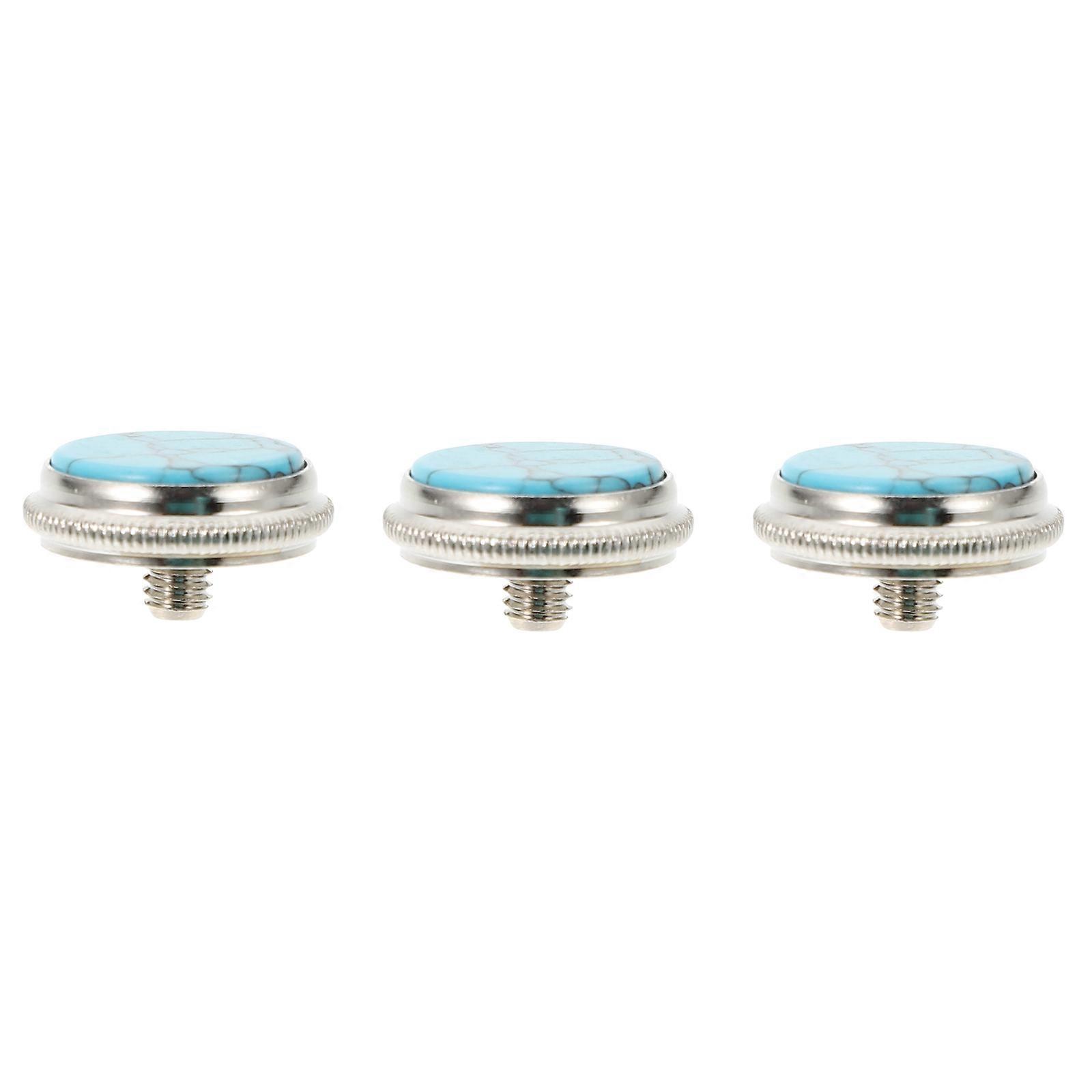 Trumpet Replacement Pads Made of Copper for Instrument Use Sky Blue Set of 3 Small Size