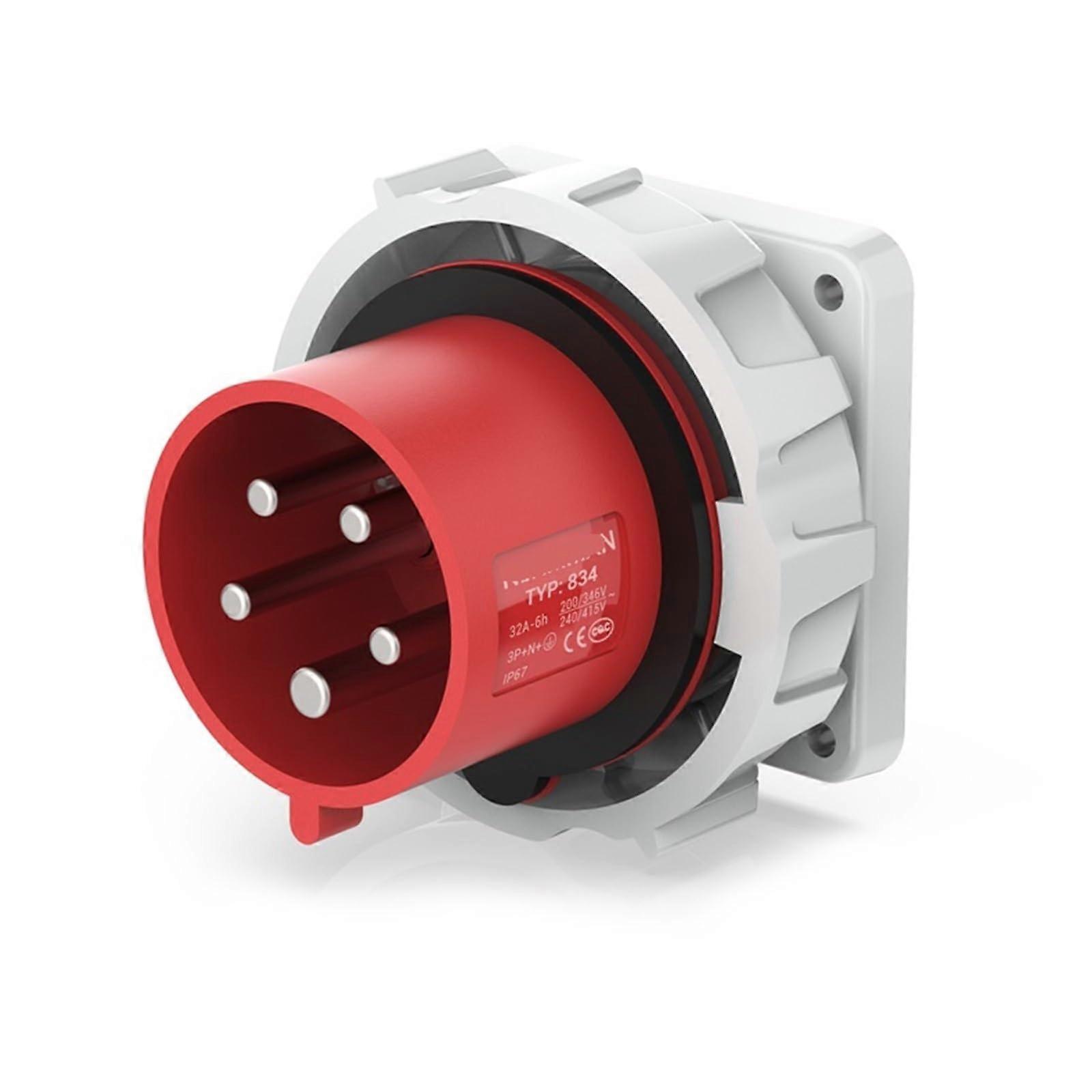 Concealed installation aviation connector 16A 32A 63A 125A IP44 IP67 (IP67 4P 16A)
