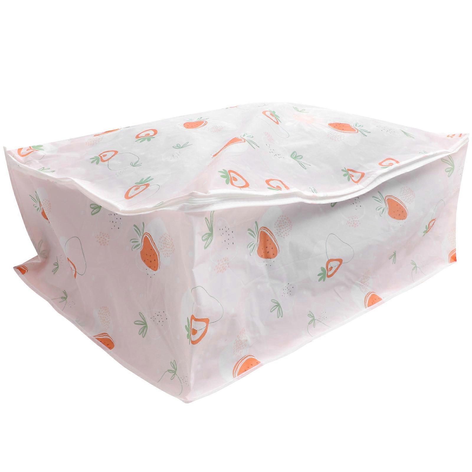 Storage Bedding Storage Pouch Large Capacity Foldable Blanket Storage Bag Home Use PEVA 1Set