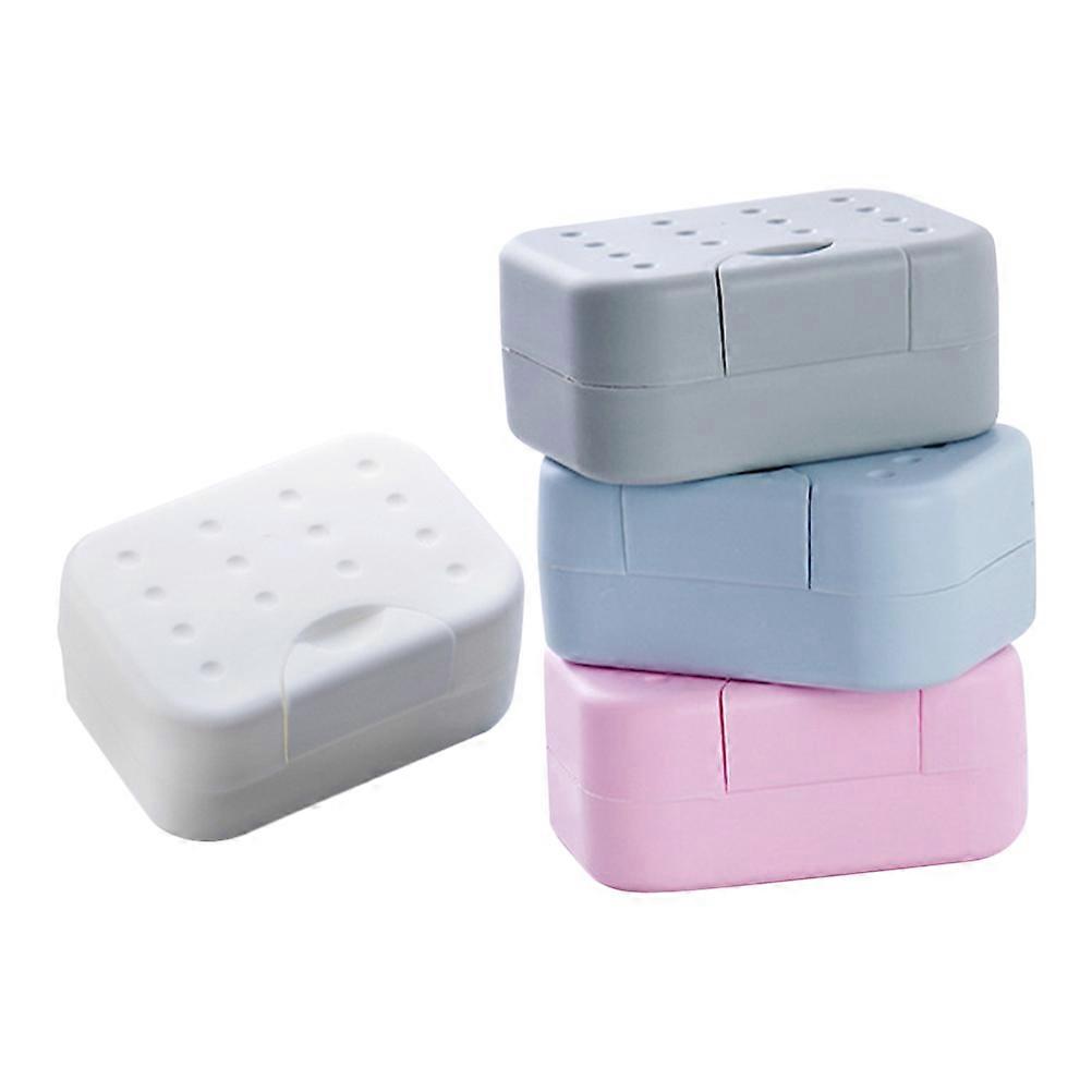 Portable Leak Proof Soap Container with Tight Seal for Travel Camping Assorted Color PP Material