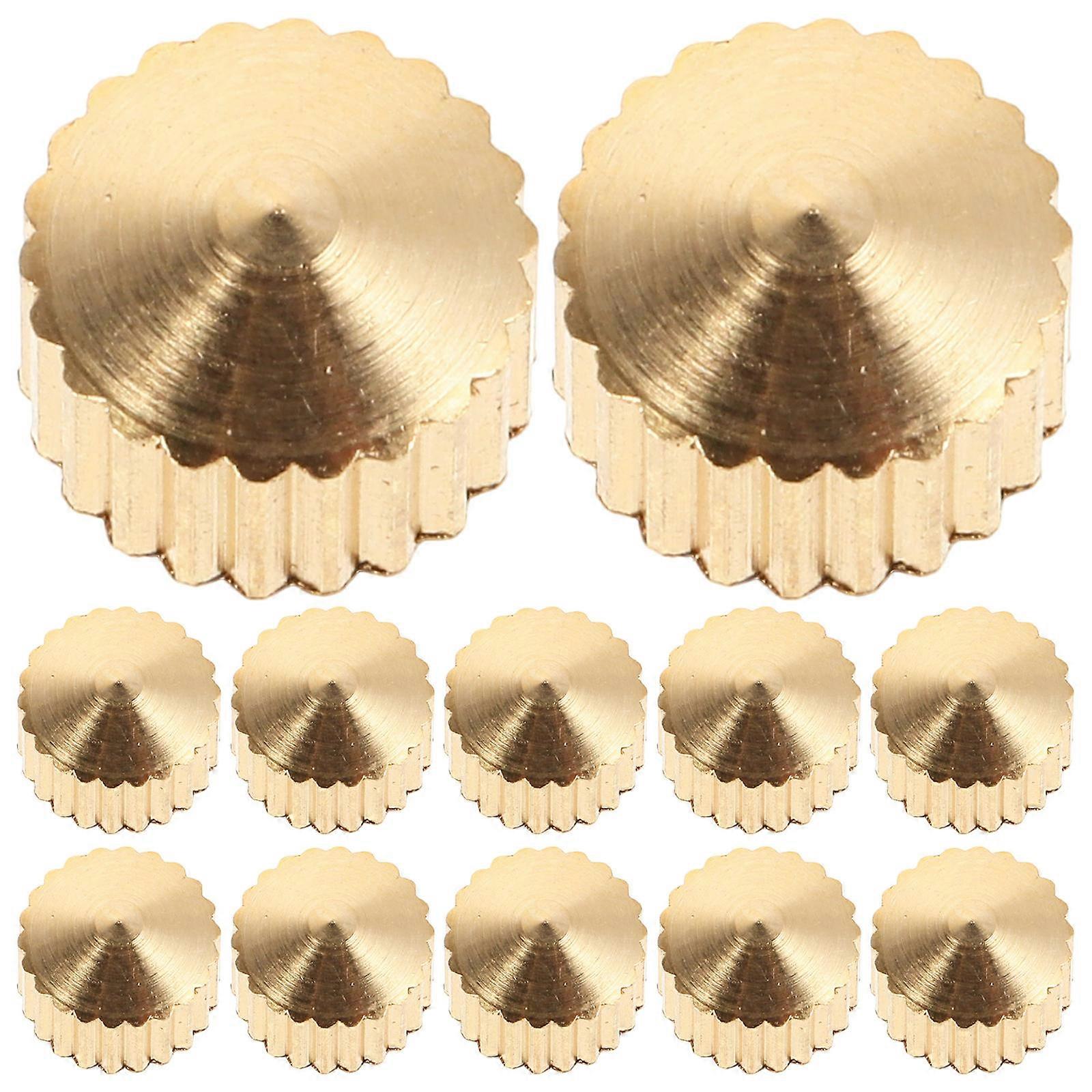 20pcs Heavy Duty Metal Clock Nuts for Repair, DIY Clock Movement Fixing Hardware for Stability and Precision in Repair Projects