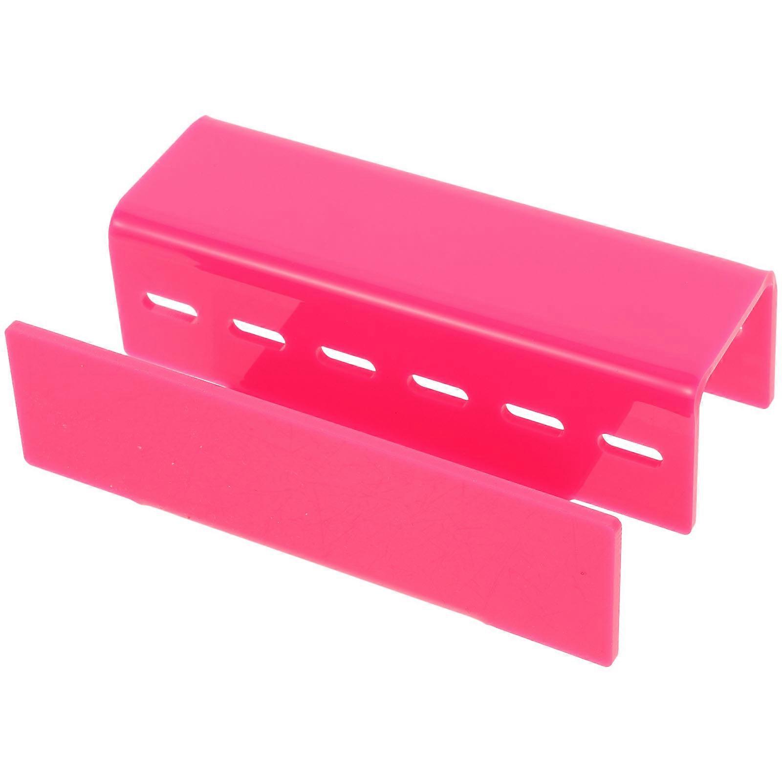 Tweezer Stand Eyelash Extension Tool Organizer Acrylic Material Rectangular For Desktop Use By Women 1Pcs