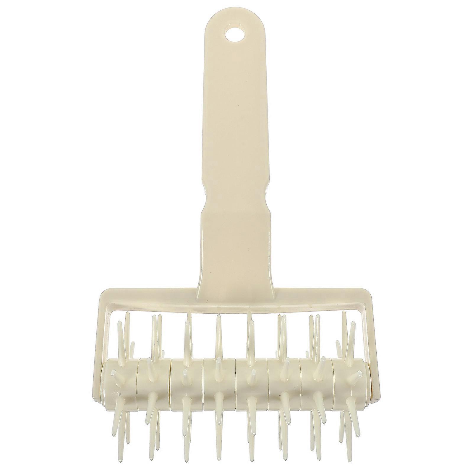 Pizza Roller With Spikes Pizza Docker Tool For Baking Pizza Dough Piercing 20.5X12CM 1Pcs