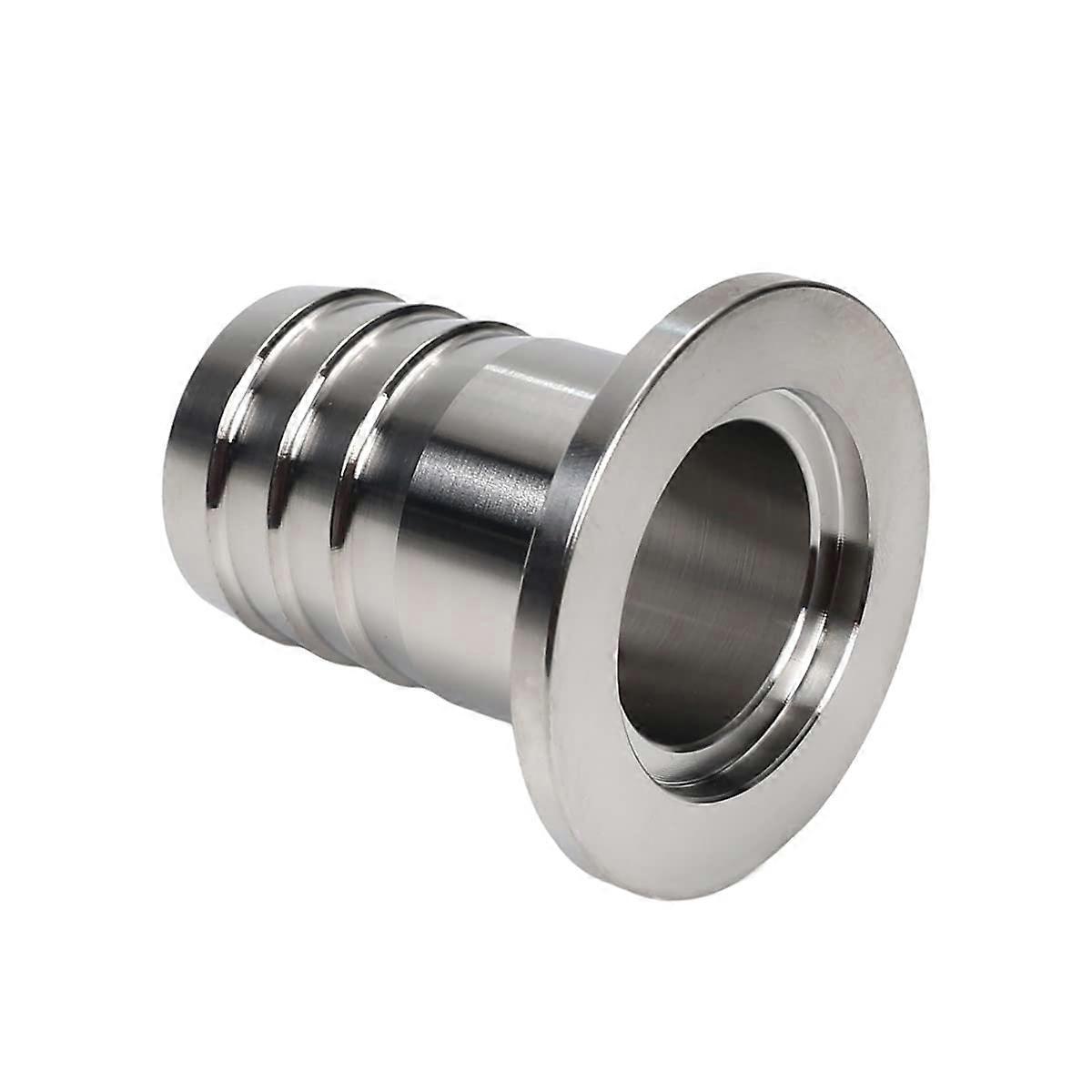 KF25Φ25 Hose Adapter SUS304 40mm ID/1.57' Tri Clamp to 25mm ID/1' Hose Barbed Adapter 1 Piece