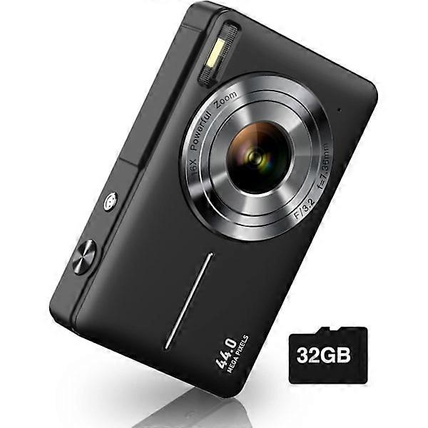 Digital Camera, FHD 1080P Camera, Digital Point and Shoot Camera with 16x Zoom Anti-Shake, Compact Small Camera