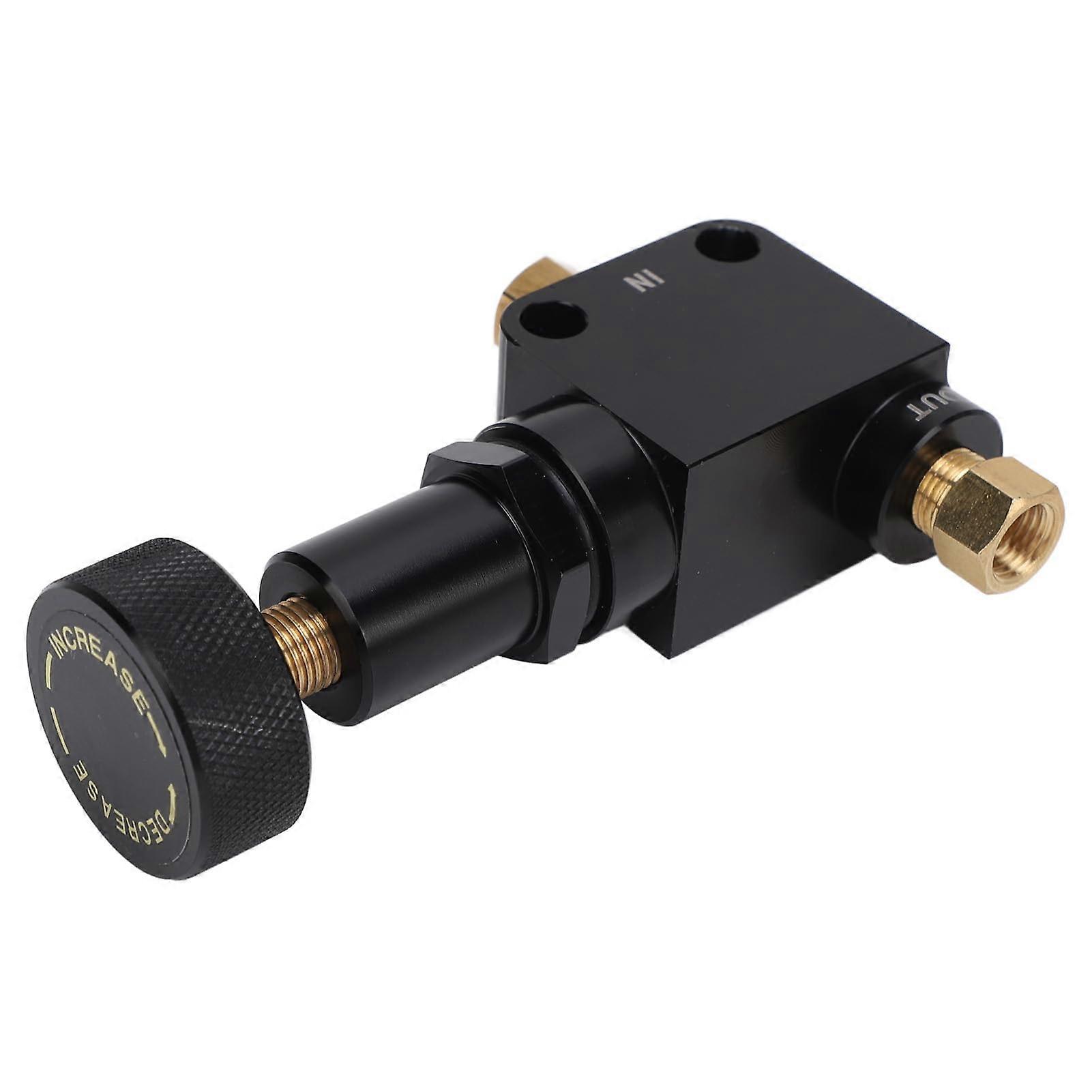 Universal Brake Proportional Valve Adjustable for Disc and Drum Brakes, Aluminum Alloy, 150-1200 PSI, Compatible with Most Vehicles