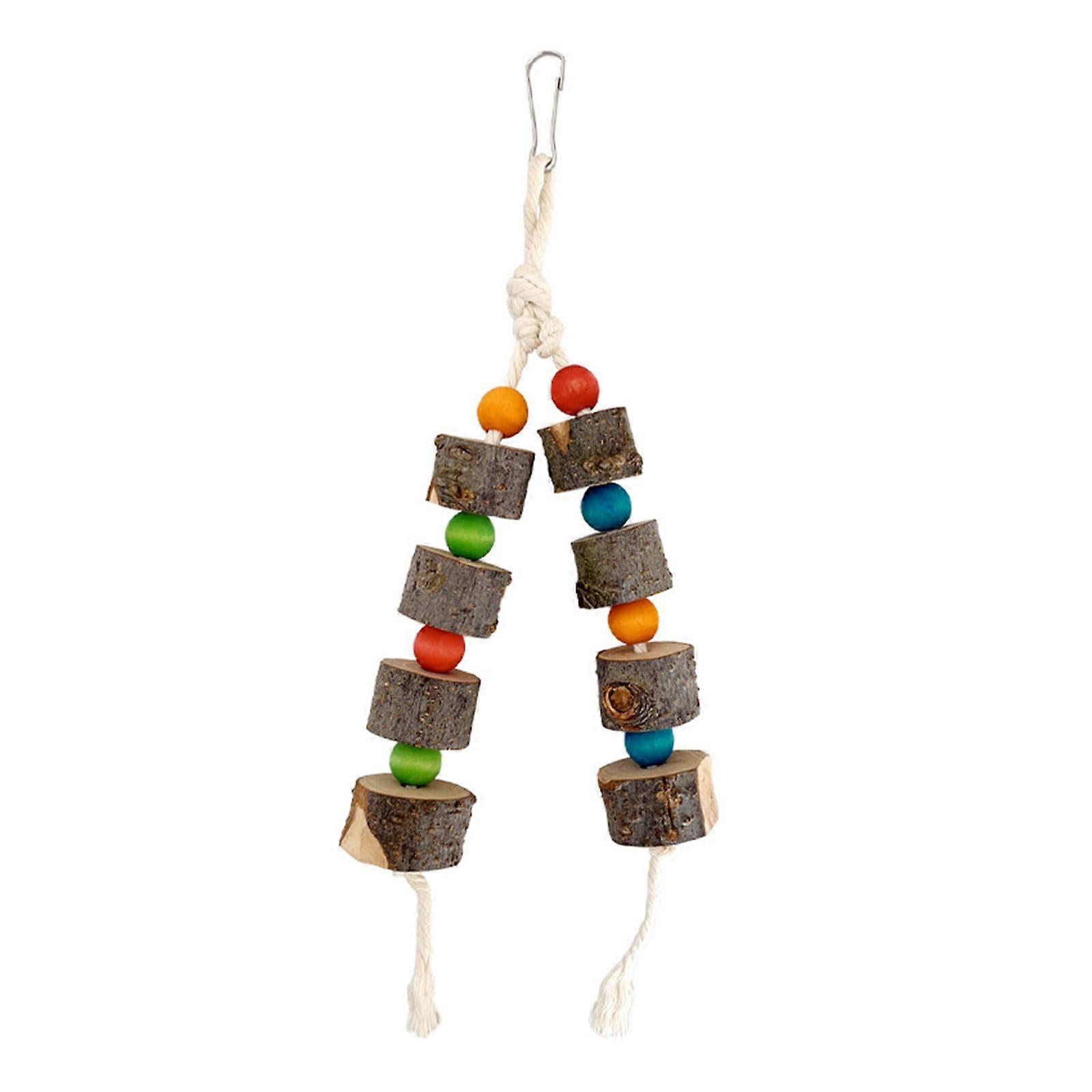 Interactive bird toy promotes beak maintenance and provides fun hanging toys for indoors, bird beak, loops, parrot toy, hanging parrot toy.