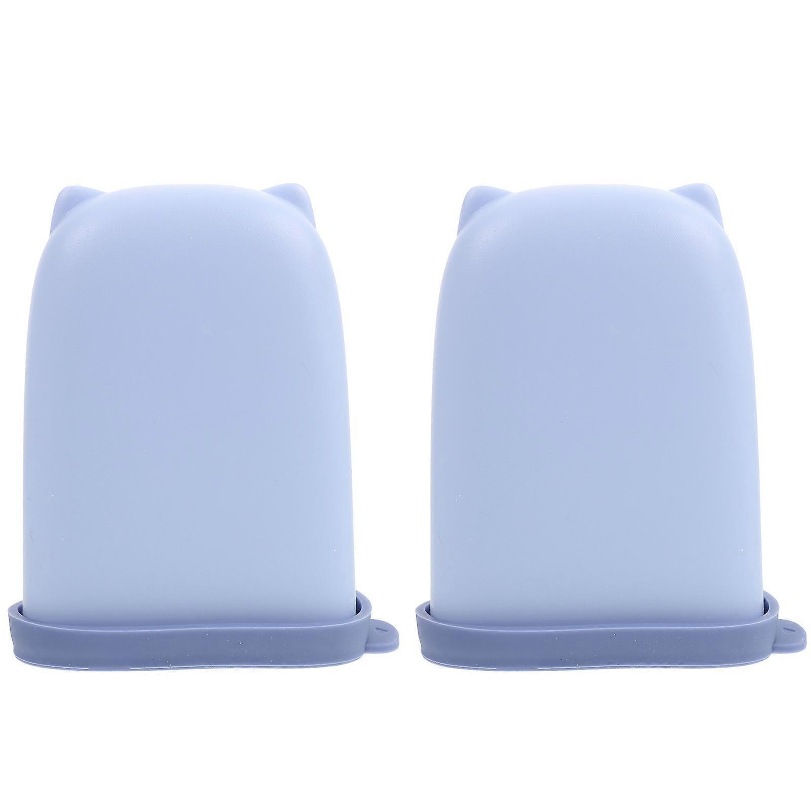 2pcs Sealed Soap Storage Box Travel Soap Holder Case Dish