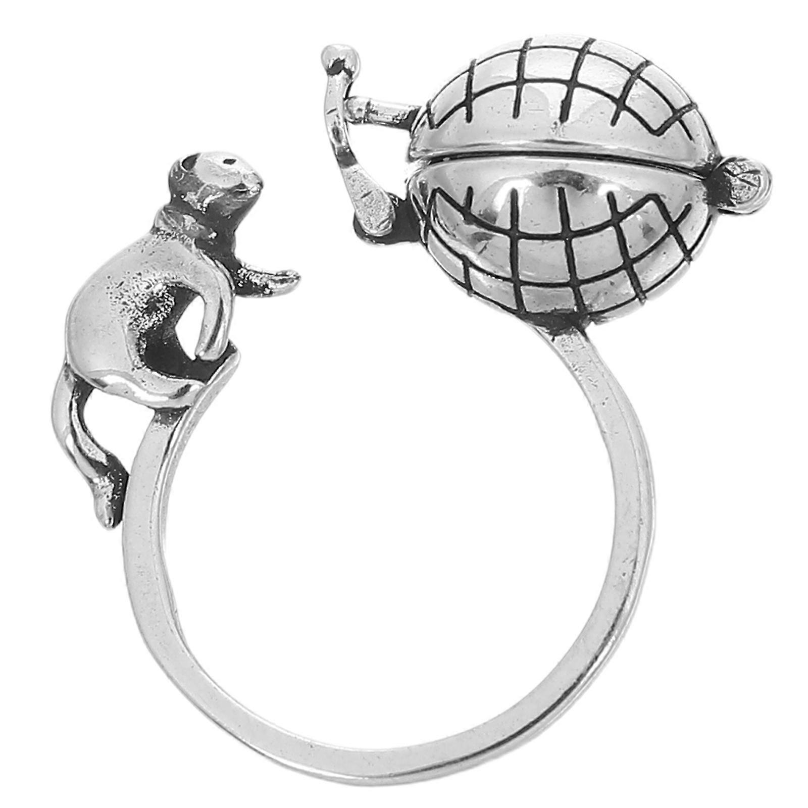 a refined and engaging product description for your **Adjustable Vintage Open Ring with Cute Cat Design**:

 

**Adjustable Vintage Open Ring – Cute