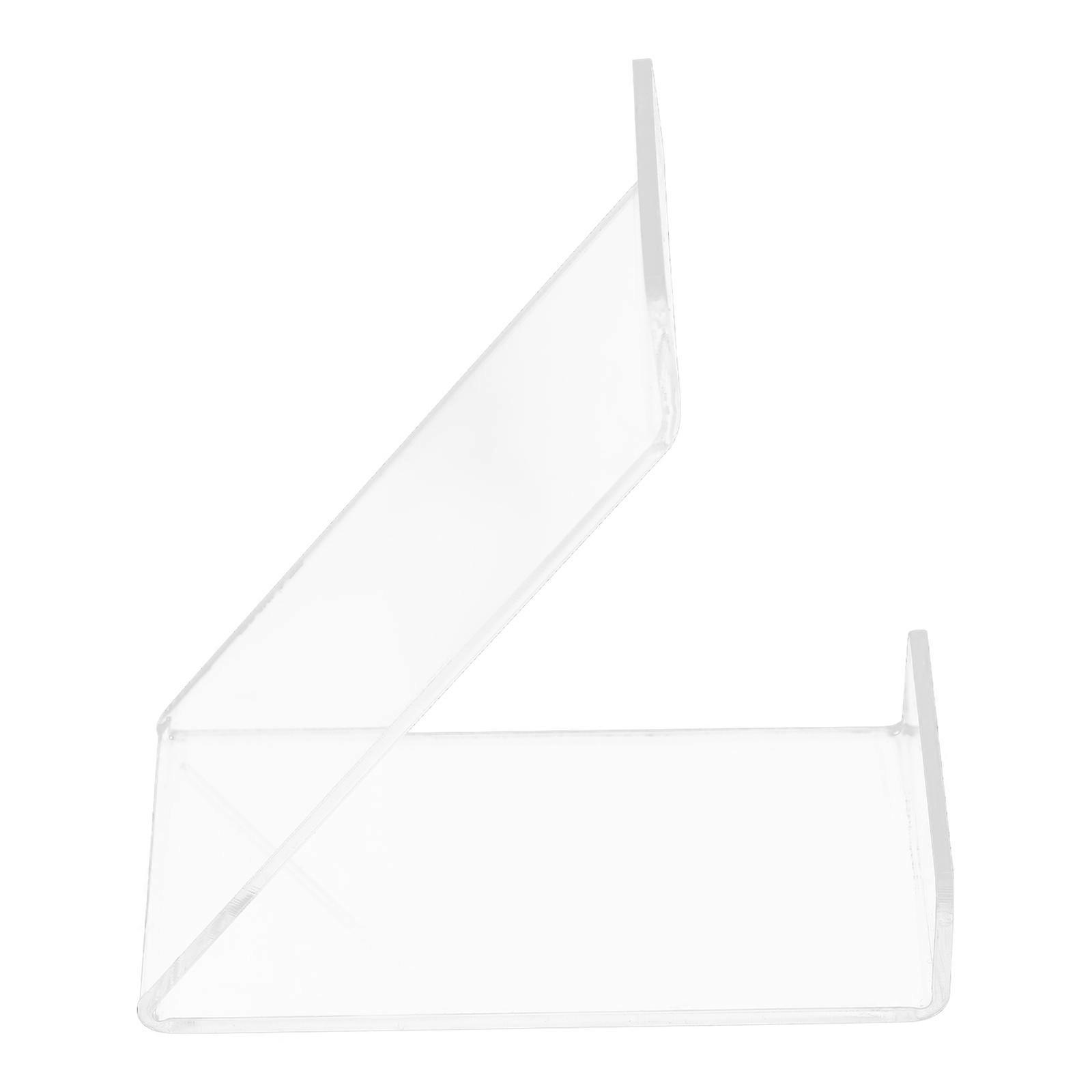 2個クリアアクリルビニールレコードホルダーホームオフィスデスク卓上音楽アルバムオーガナイザー用