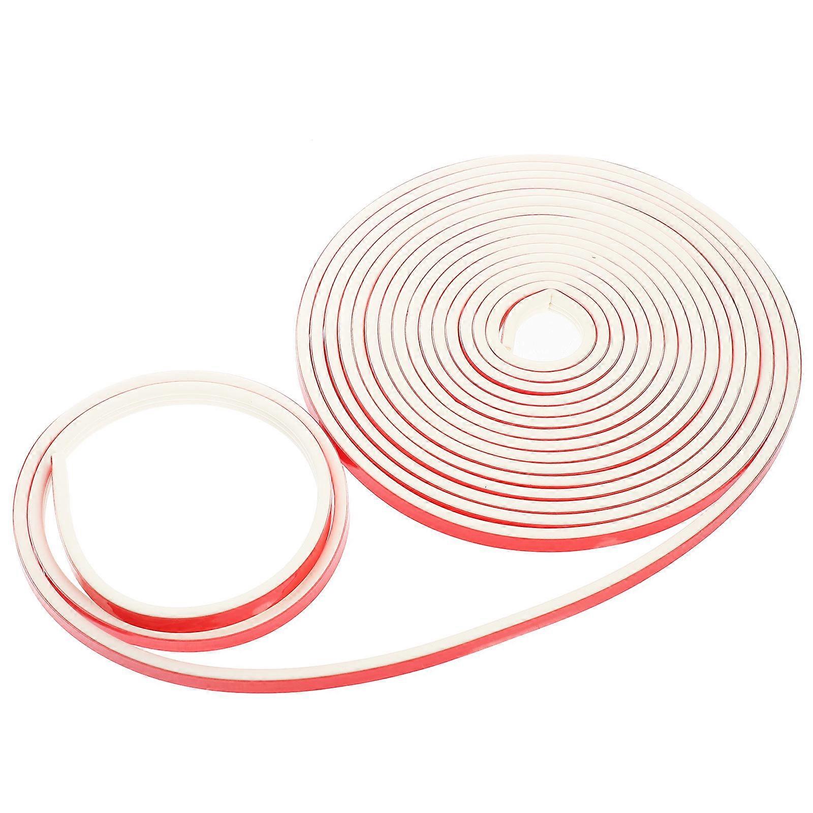 Door Insulation Stripping For Windows Noise Reduction Silicone 600X0.9cm Self-Adhesive 1 Roll