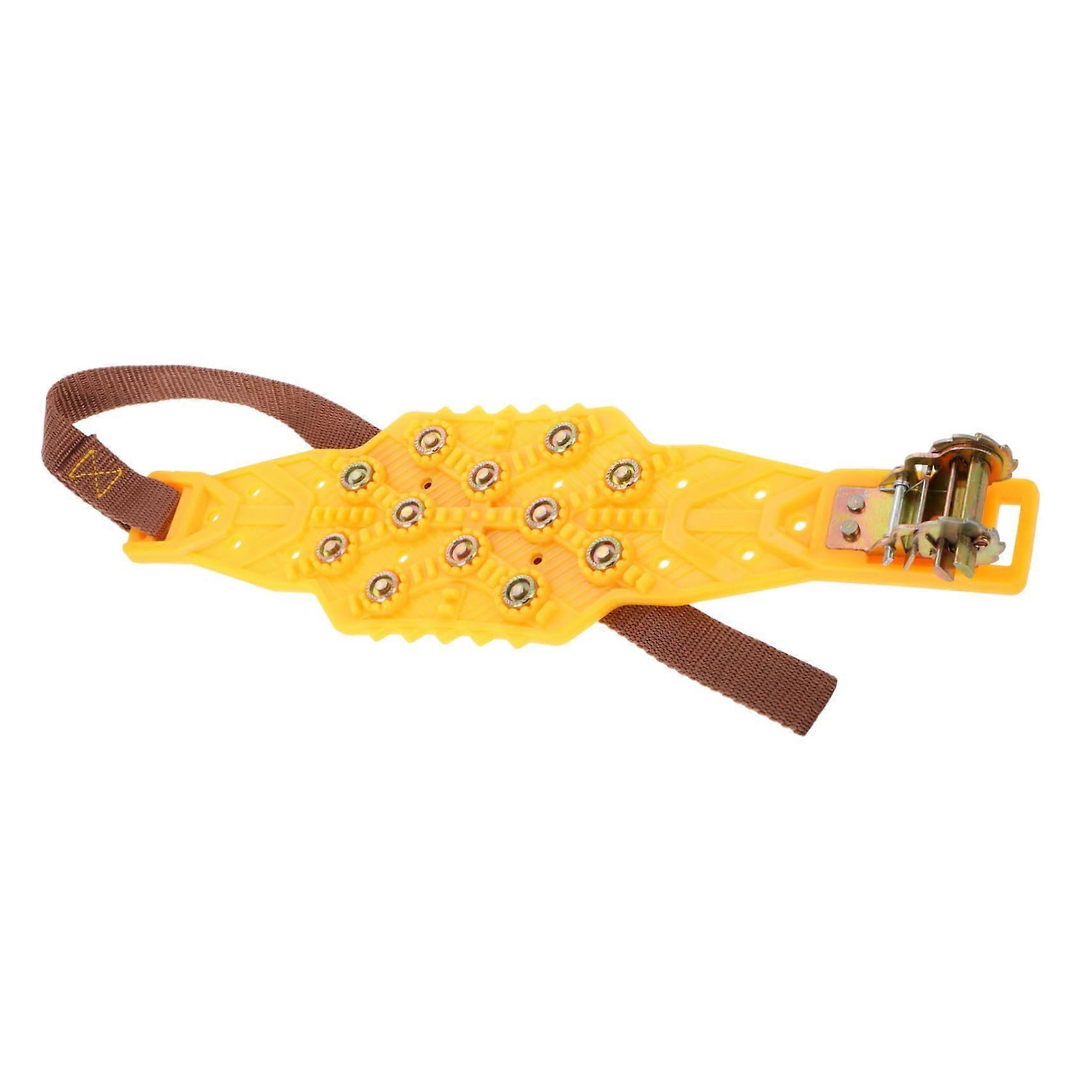 Anti-Skid Chain Set for ATV and Car - Snow Tire Chains, Yellow ABS, Anti-Slip Tire Socks, Compatible with Various Models