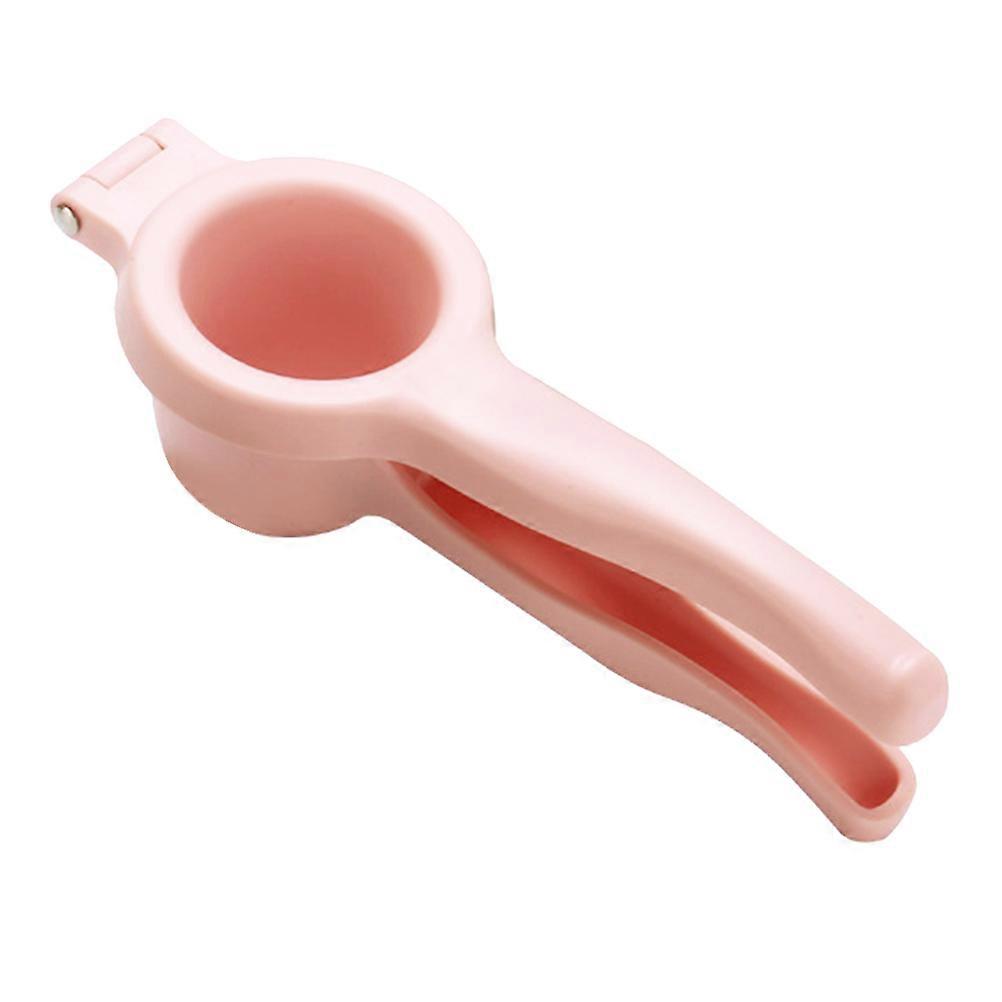 Manual Press Lemon Juicer Handheld Squeezer For Fresh Orange Juice Smoothie Recipes 8.7x2.4x2.4Inch Pink 1Pack
