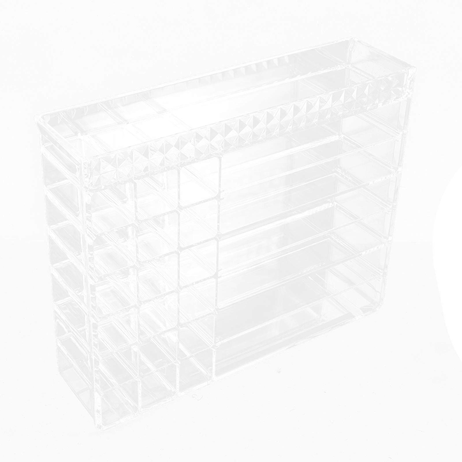 Transparent Acrylic Multi Grid Tool Organizer for Storage with Durable Construction 70 Characters