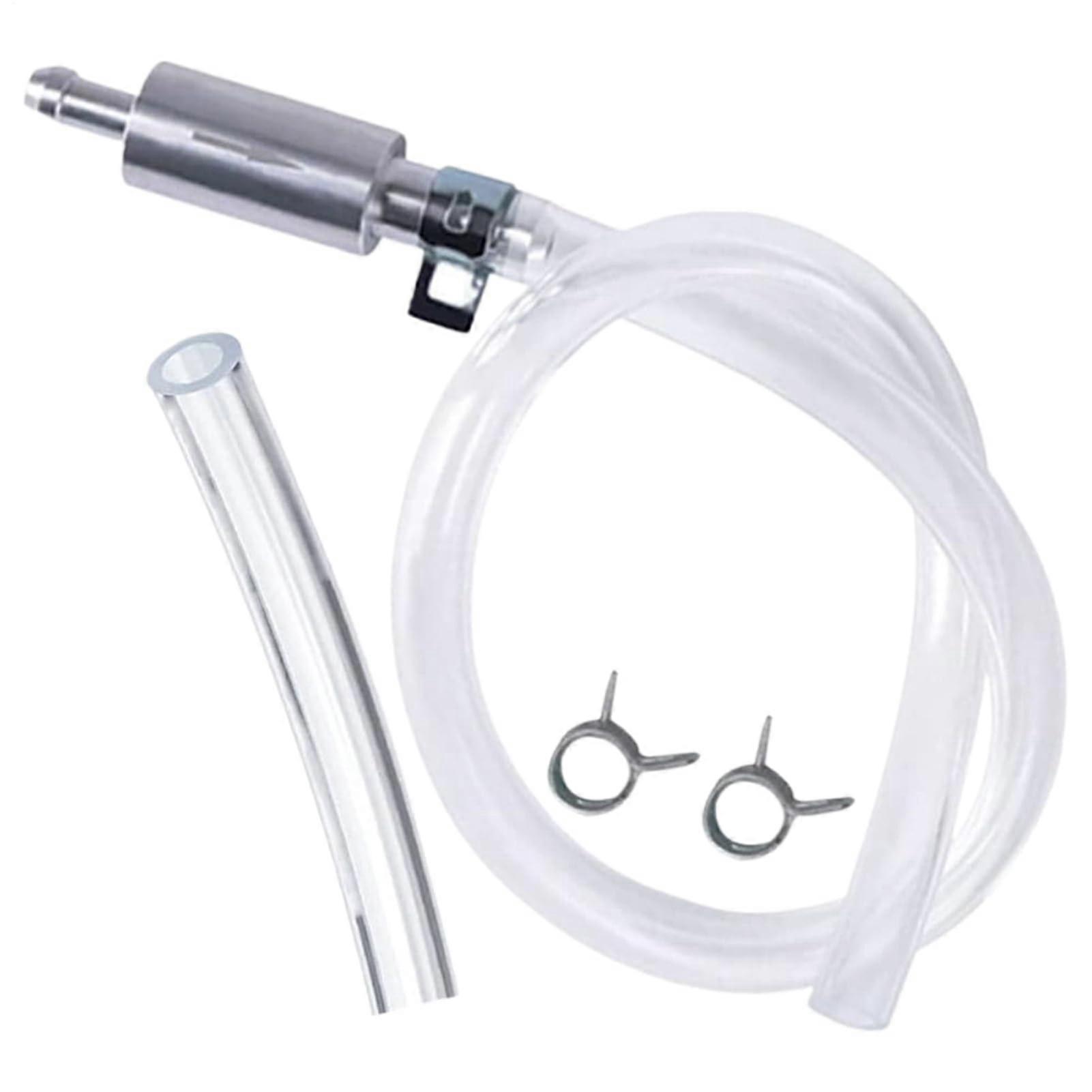 Vent hose, hose venting tool, check valve connection with oneway valve for coupling hydraulic system scooter motorcycle car