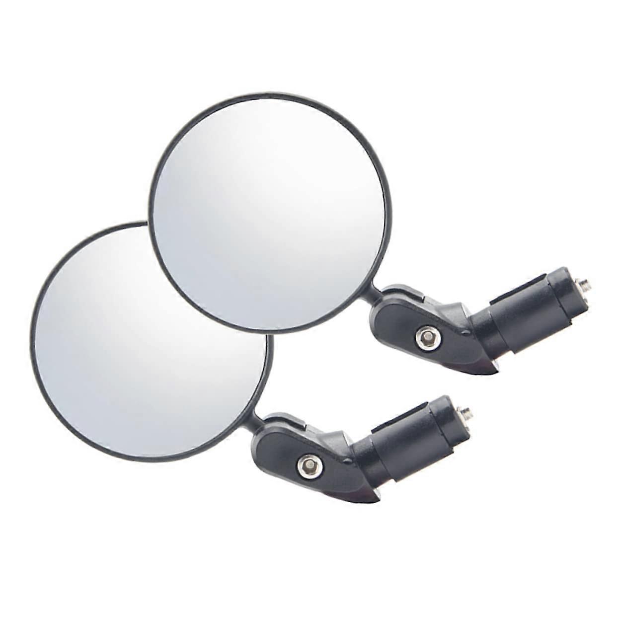 1 Pair Bike Mirrors, Rotatable Rearview Mirrors for Mountain Bikes,  Visibility, Easy to Install, Durable Design, Mounting Tools Included