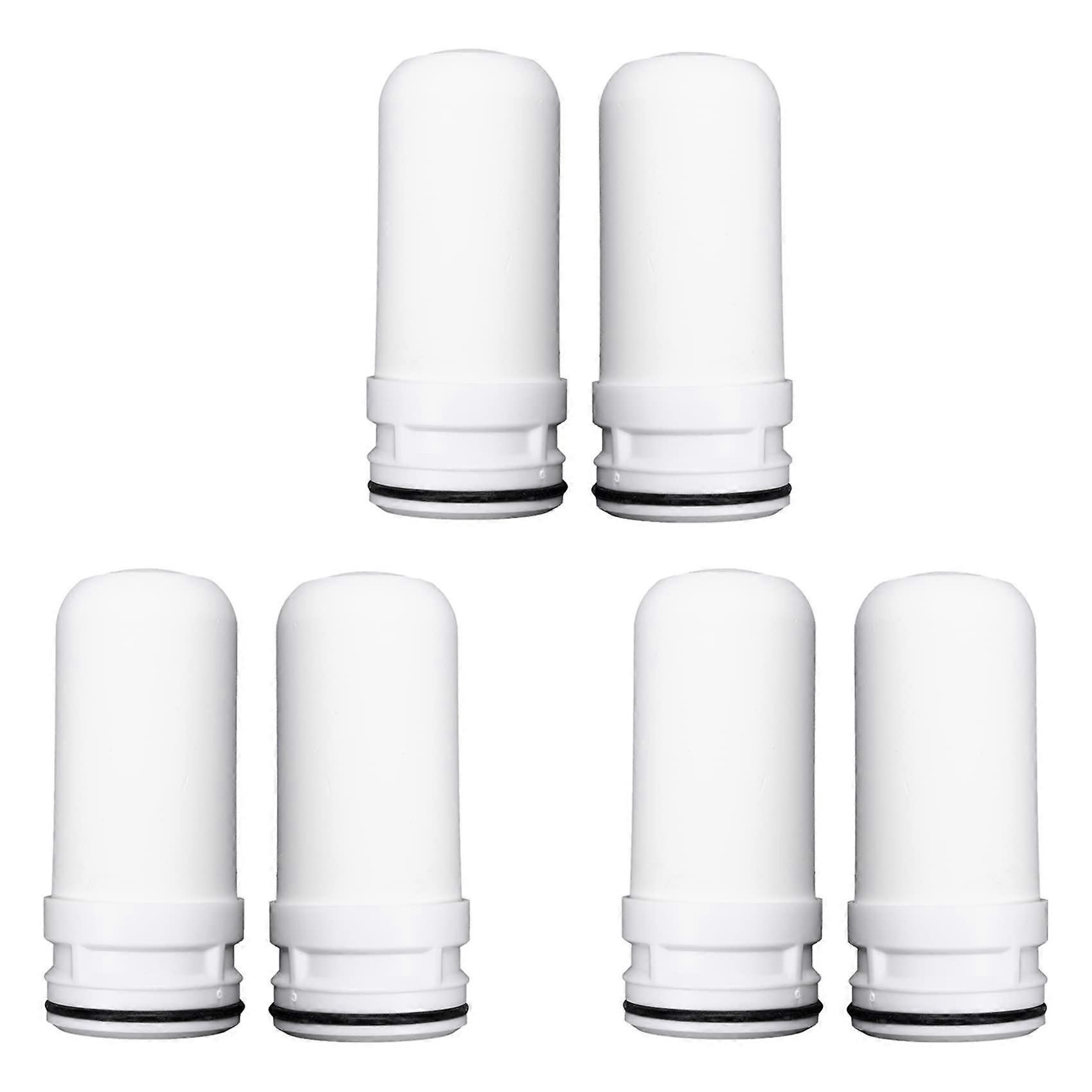 6 Pieces/Lot Water Filter Cartridges for Kubichai Kitchen Faucet Mounted Tap Water Air Purifier Activated Carbon Tap Water Filtros Filter