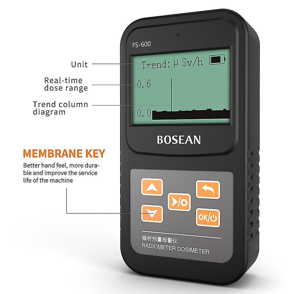 Geiger Counter Nuclear Radiation Detector X-ray Beta Gamma Detector Handheld Counter Emission Dosimeter