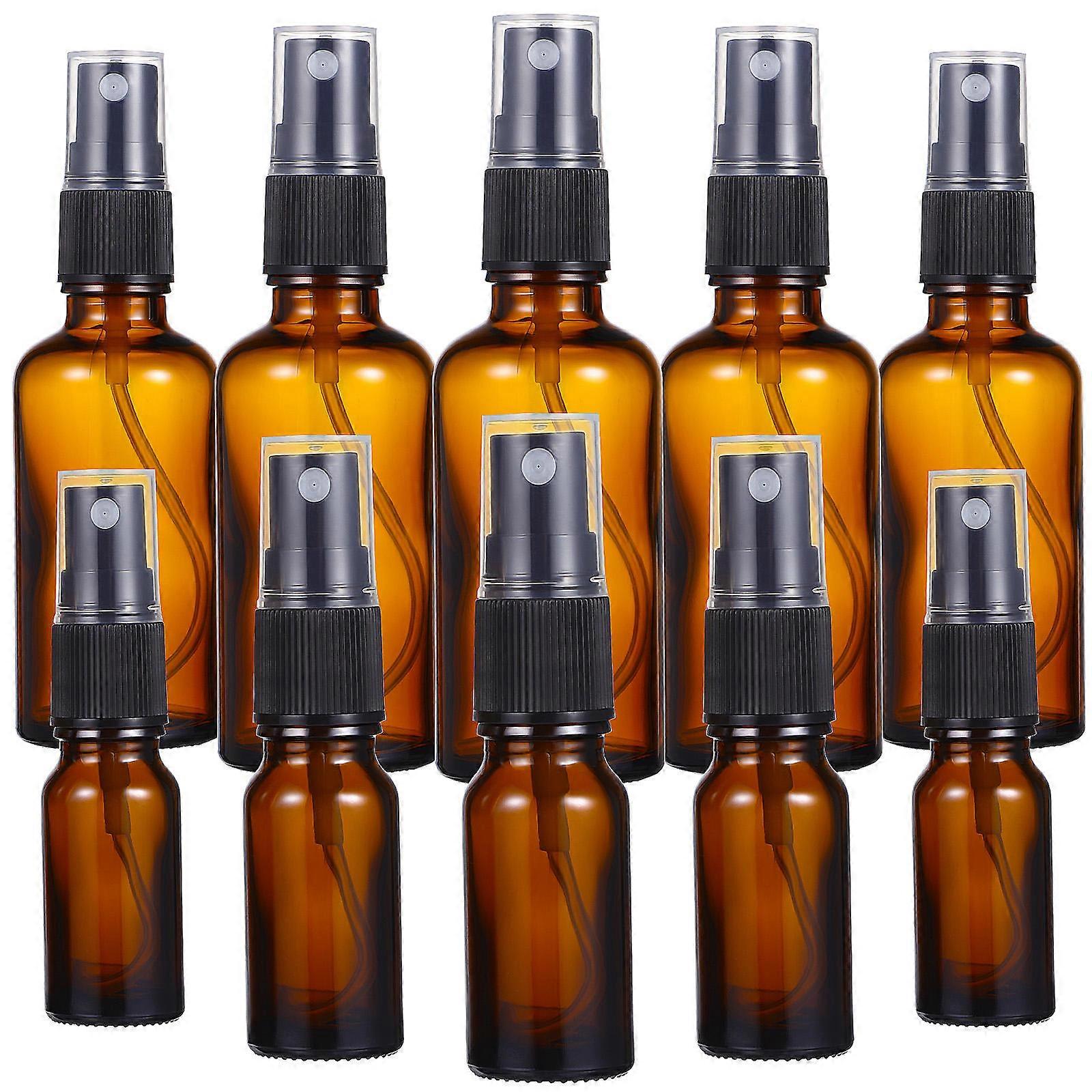 Mini Aromatherapy Glass Bottles 10Pcs Refillable Spray Bottle For Daily Use Compact Lightweight 10Pcs