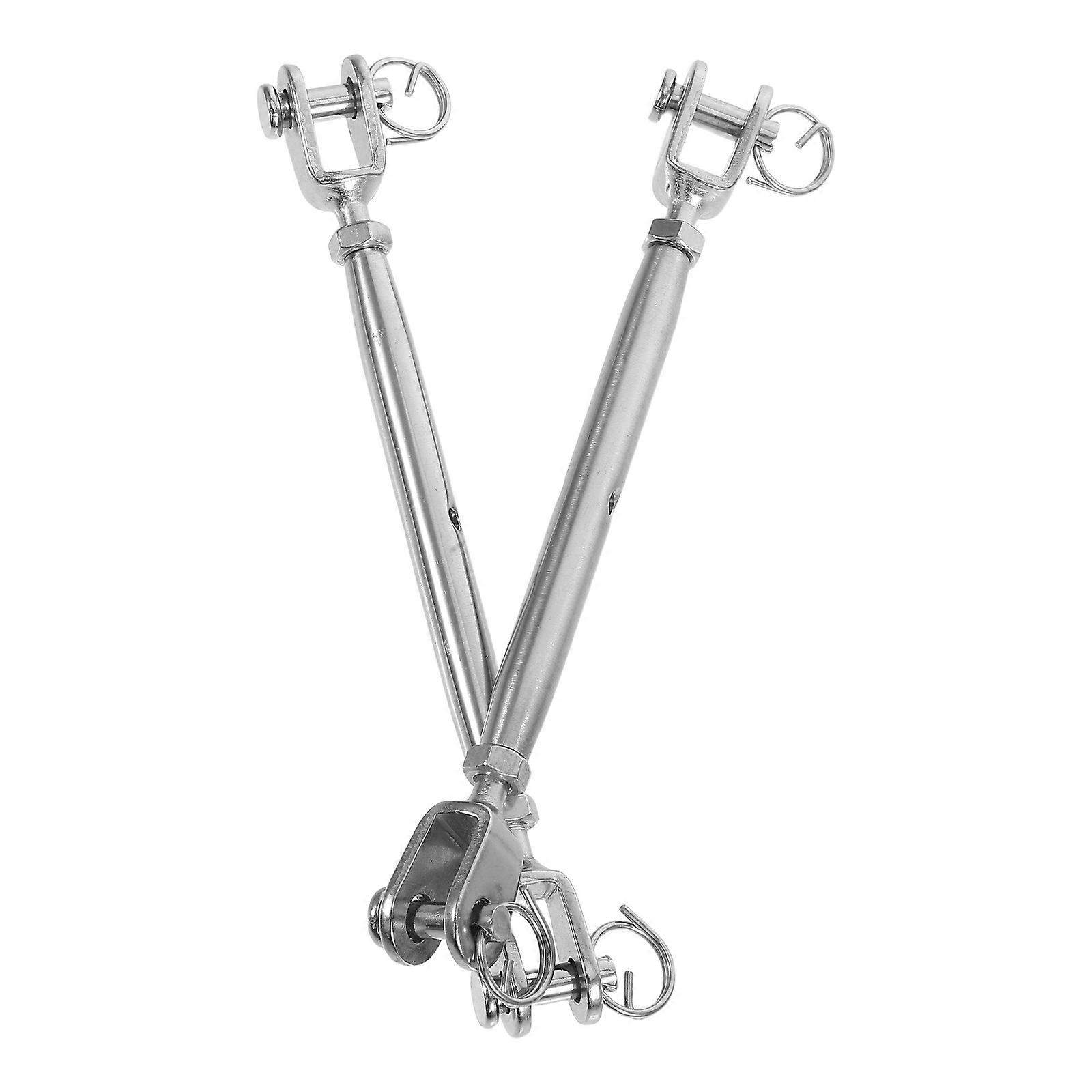 Stainless Steel Turnbuckle Tensioner Kit with Jaw Ends – Durable Closed Body Rigging Tool for Industrial Applications