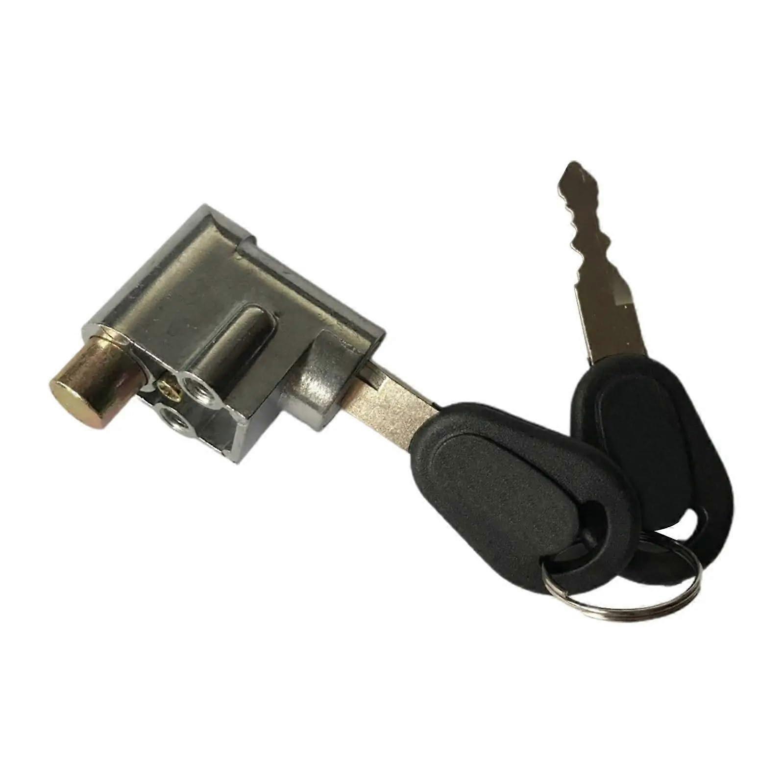 Motorcycle Ignition Switch And Battery Lock With 2 Keys For Electric Bikes, Lightweight Battery Cylinder Lock