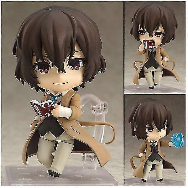 Bungo Αδέσποτα Σκυλιά Osamu Dazai Nendoroid Φιγούρα Δράσης με Εναλλάξιμα Πρόσωπα σε PVC, Διακόσμηση Γραφείου, Δώρο Γενεθλίων, Δώρο Χριστουγέννων
