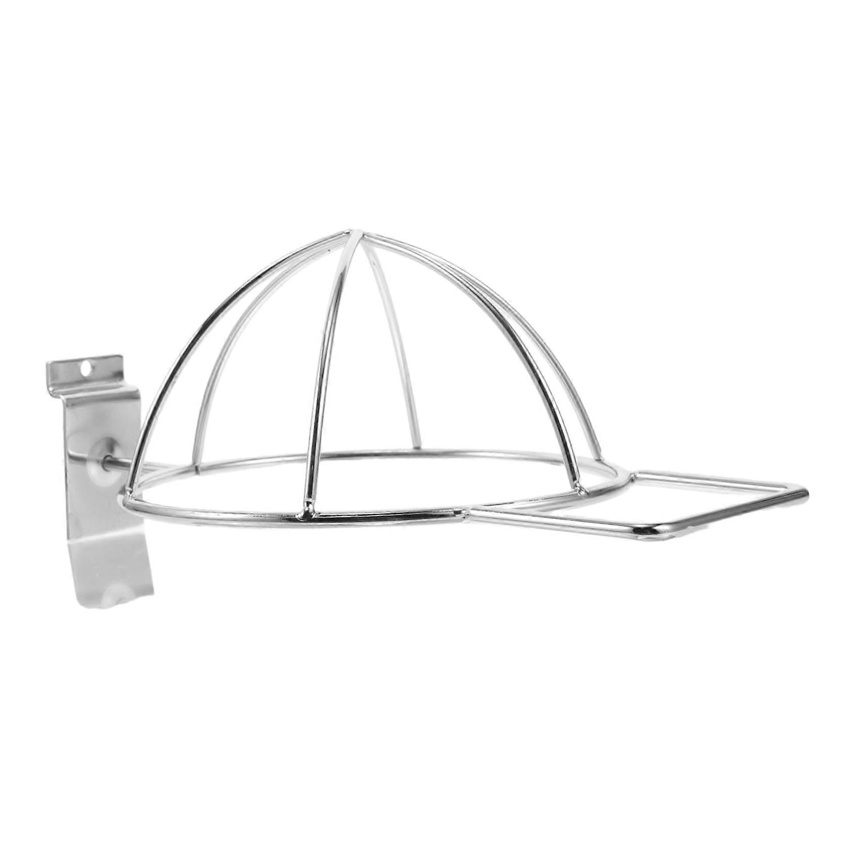 Wall-Mounted Hat Rack Baseball Cap Display, Metal Wall Hat Holder, Cap Shaper Organizer
