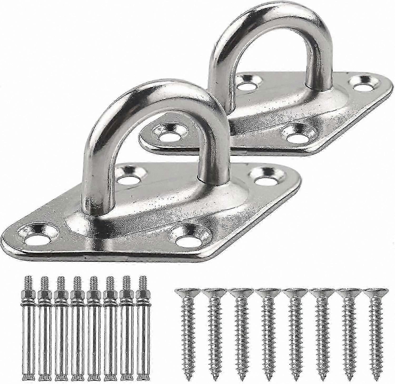 天井吊り下げ用の耐久性のあるフック付きヘビーデューティハンモックハンギングキット、容量1000ポンド