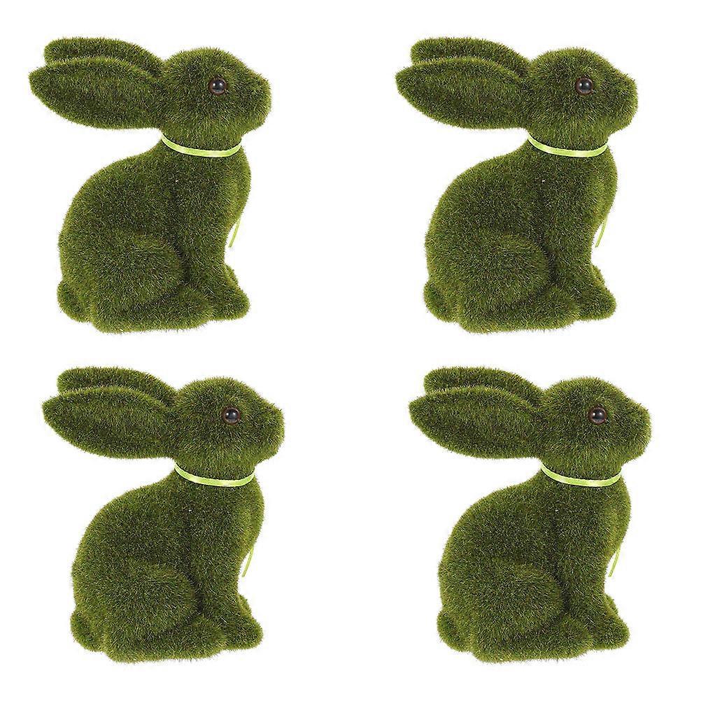 Easter Bunny Crafts, Flocked Decorations for Yard and Indoor Spaces
