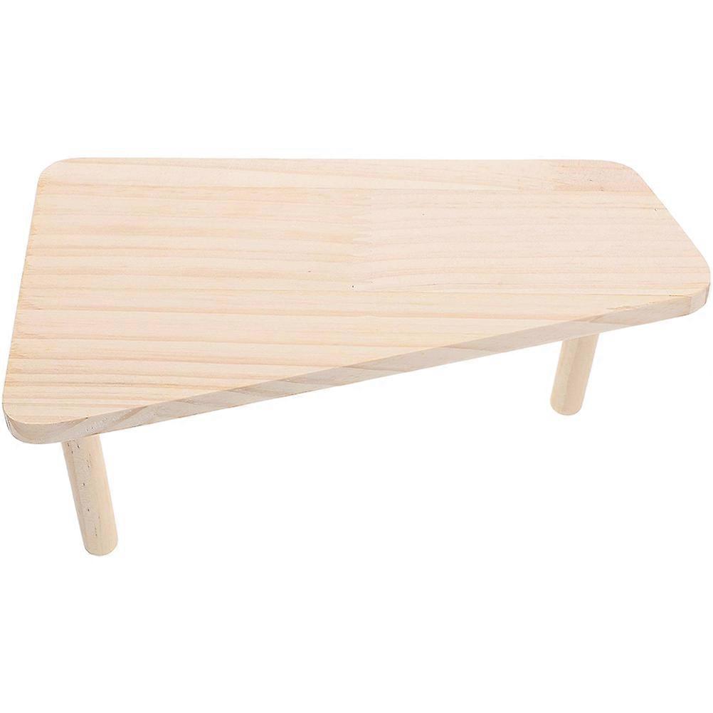 Wooden Hamster Platform – Multi Functional Pet Desk for Chinchillas, Rats & Hamsters – Promotes Climbing, Resting & Play for a Healthier Living