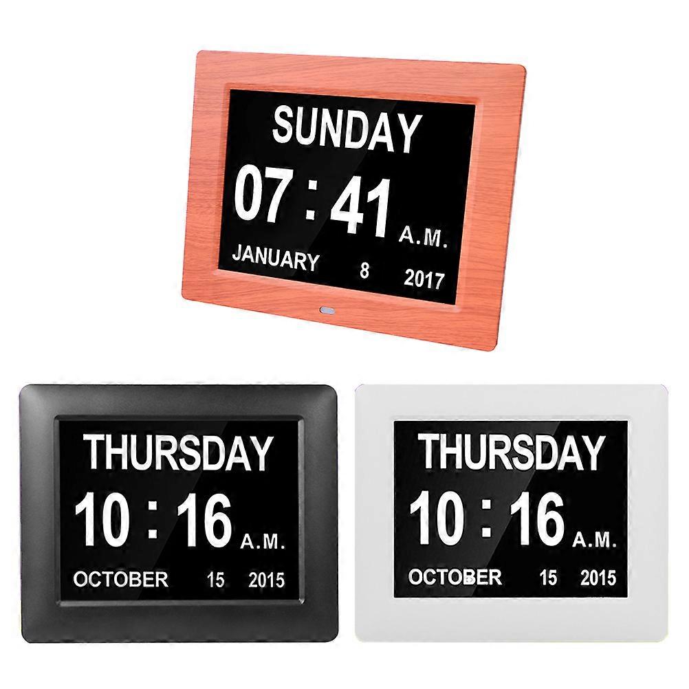 Digital Calendar Clock Design For General Users Featuring 7 Inch Screen Quiet Operation 1Pcs