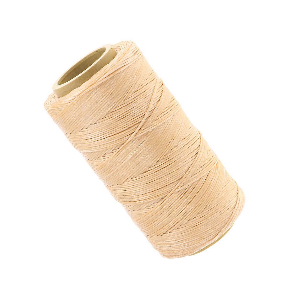 Flat Waxed Thread For Shoe Repair And Bookbinding Tough Durable Yellow Projects Hand Stitching 1 Roll
