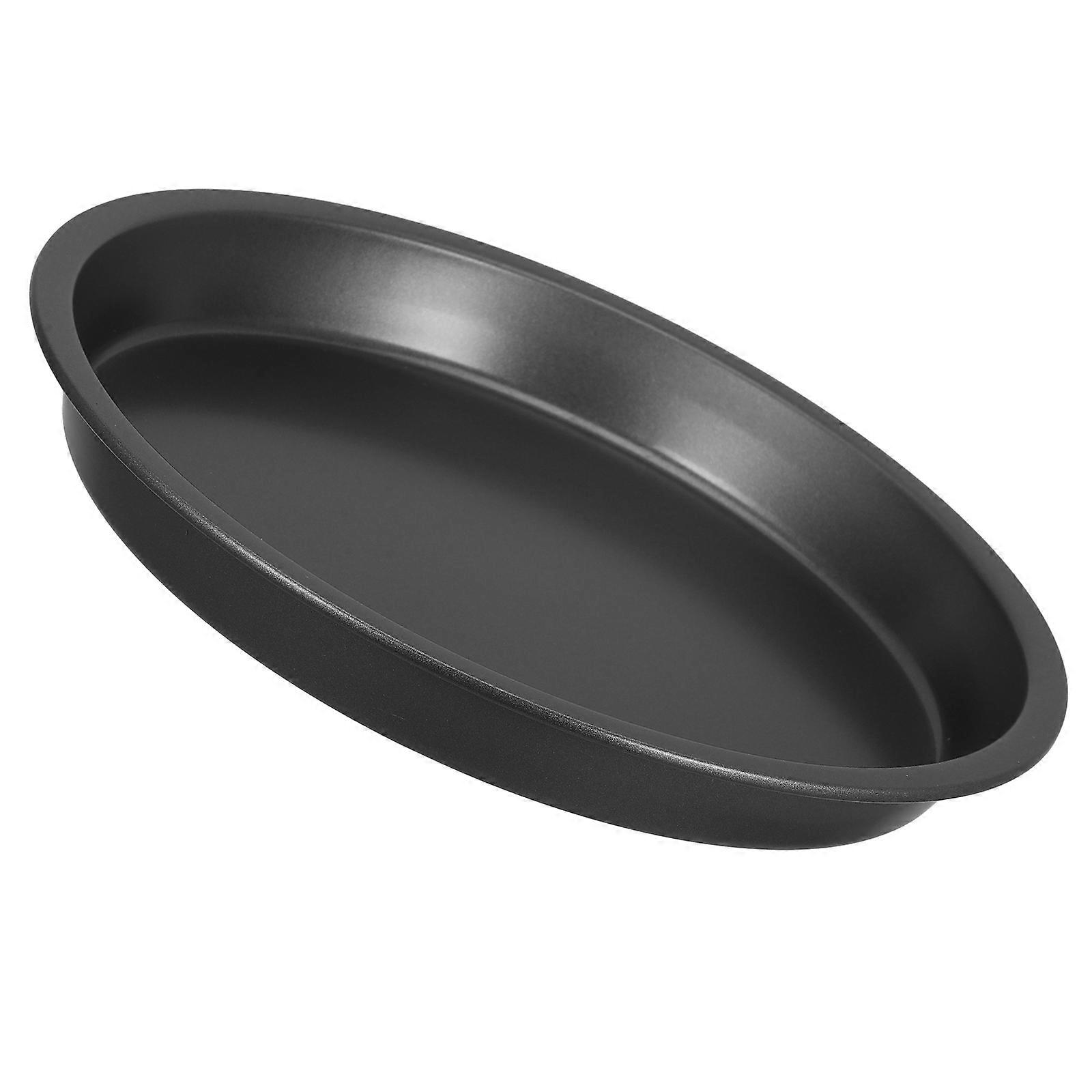 Non Stick Round Pizza Pan Stainless Steel Bakeware for Home and Restaurant Use Perfect for Baking Pizzas Seafood and Vegetables with Smooth Surface