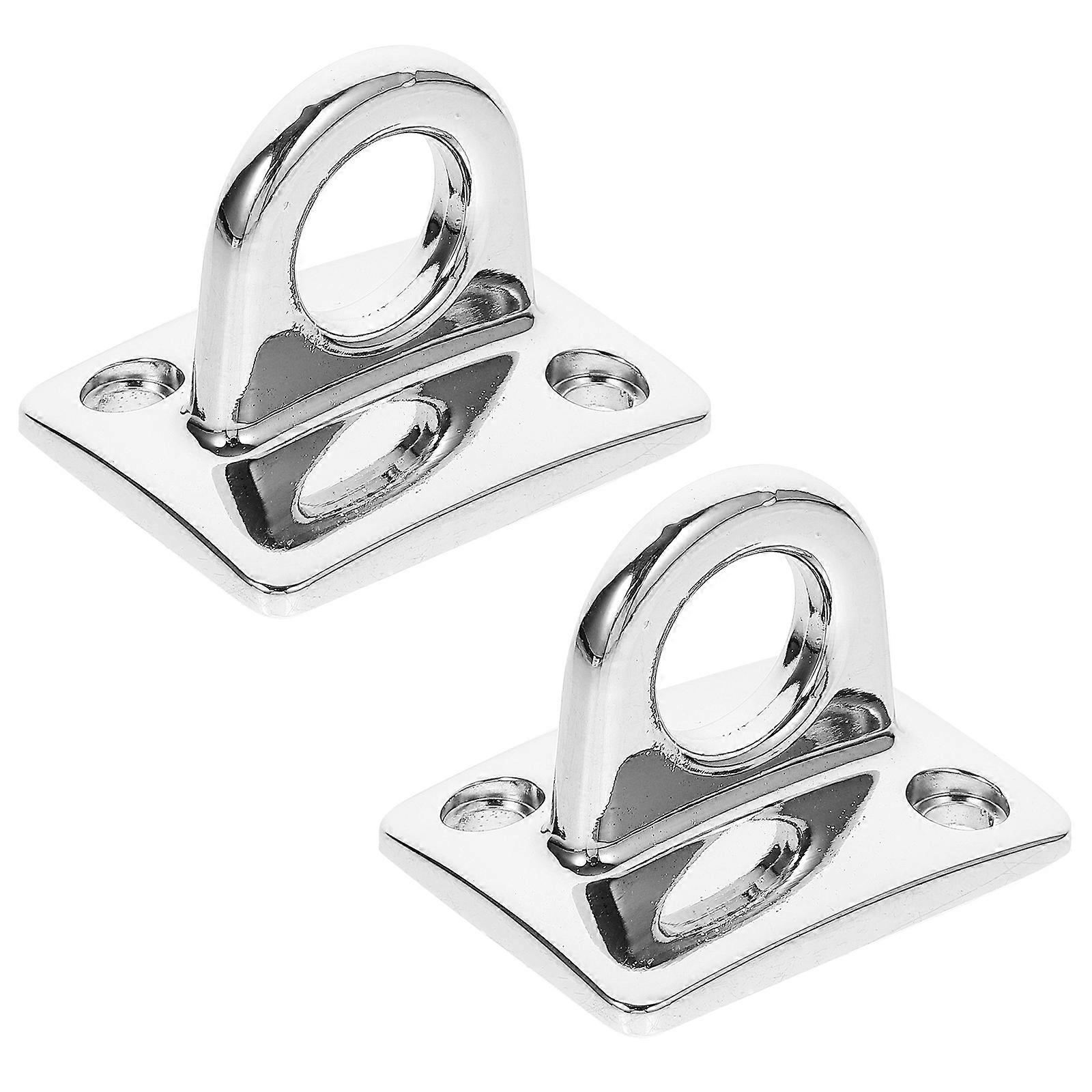 Creative Hanging Hook For Wall Mounted Use In Silver For Guardrail Rope With Practical Features 2Pcs