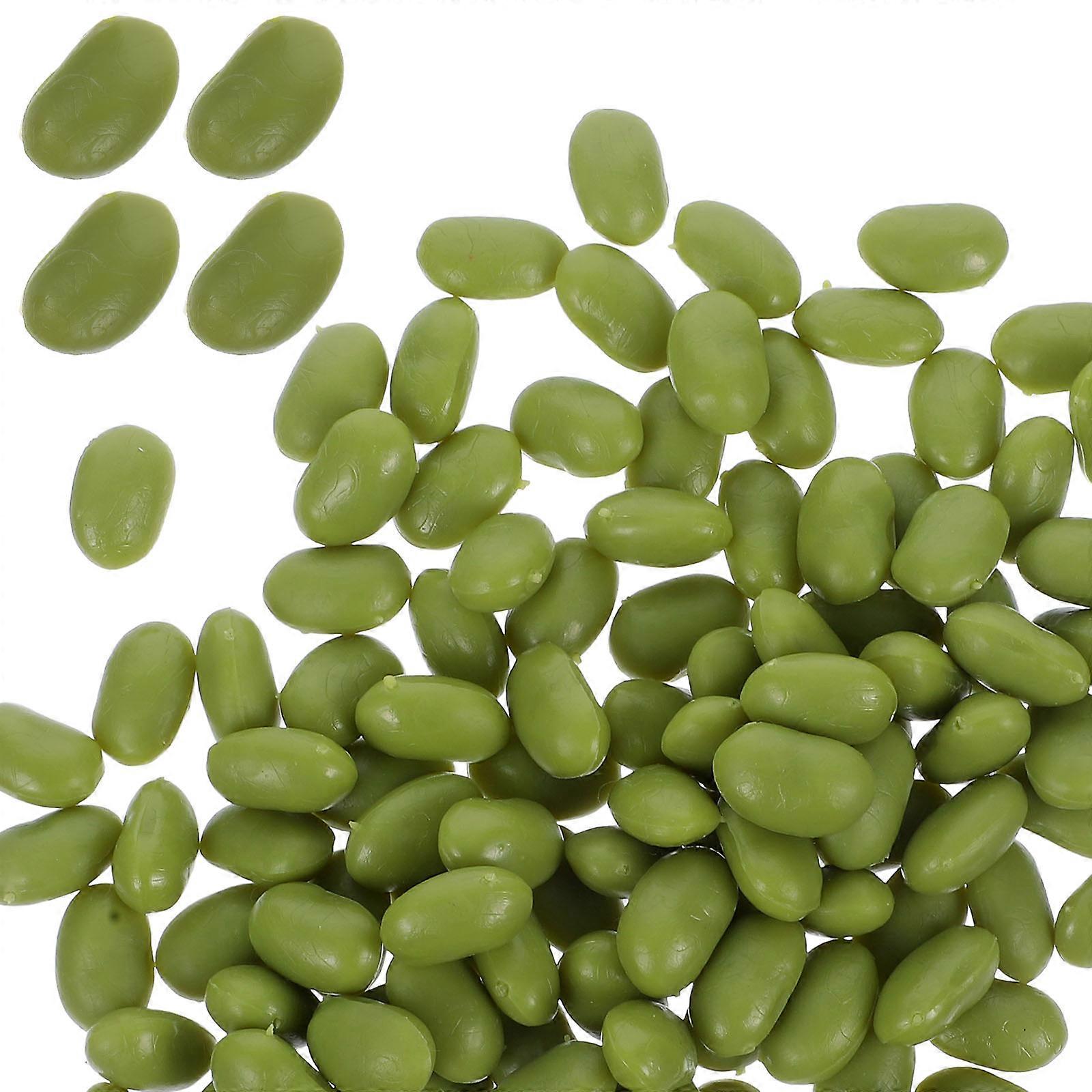 Simulated Bean Models Lifelike Fake Soybean .6X1CM Display 1Pack