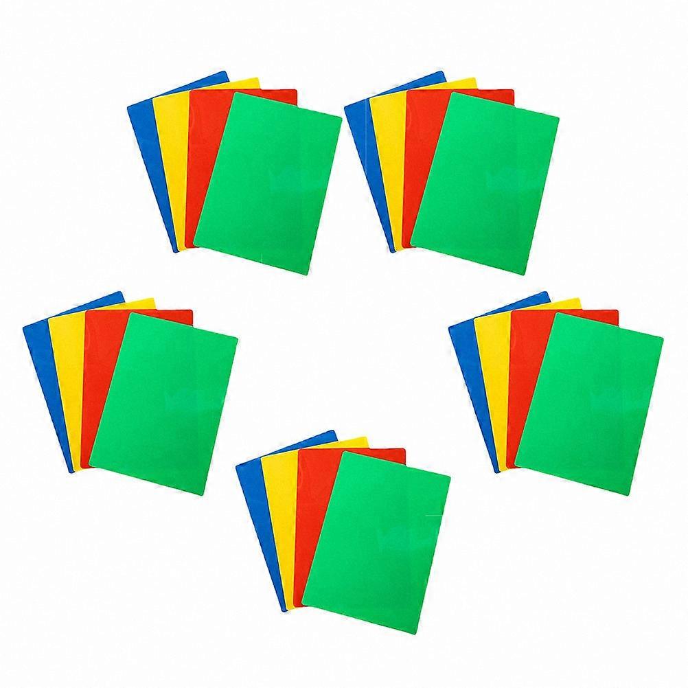 20pcs Non Skid Writing Pads for School, Office, and Business Use – Portable Student Writing Boards for Exams, Conferences – Assorted Colors