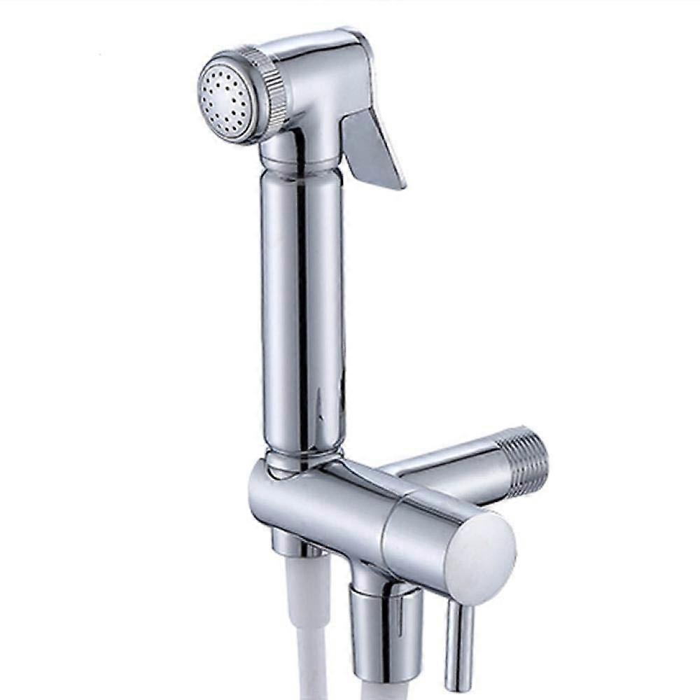 Handheld Toilet Bidet Sprayer Copper Body With Cold Thermostatic Valve Set Included For Bathroom