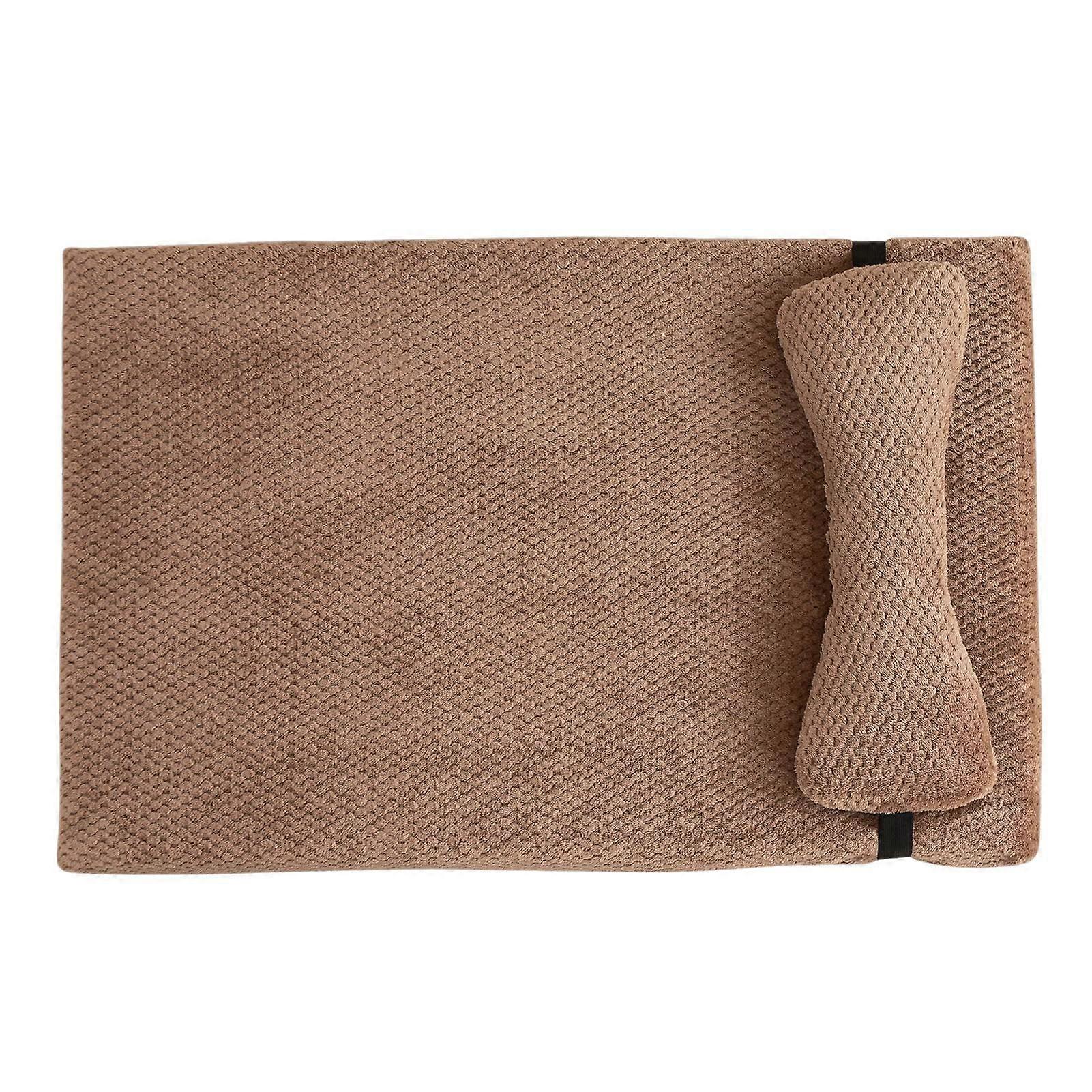 Orthopedic Dog Bed with Removable Cushion, NonSlip Bottom, Pet Sofa Bed, Dog Couch with Cushion, Pet Furniture – Khaki, Size L 40 x W 8 x H 8 cm