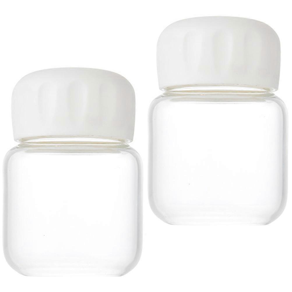 2pcs Portable Juice Bottles Creative Students Bottles Cold Drink Bottles Transparent Bottles