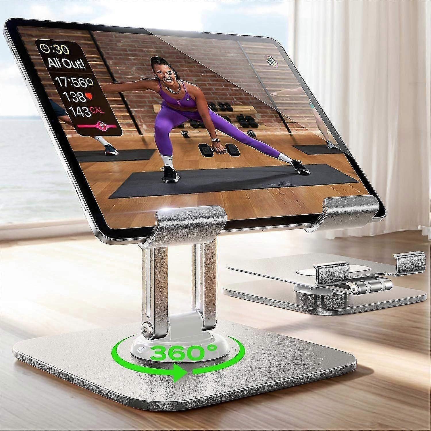 Adjustable Laptop Stand with 360 Rotation, Foldable Design for Easy Storage, Compatible with Tablets and s
