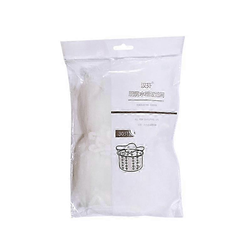 2025 Newest 30/100pcs Sink Filter Mesh Kitchen Trash Bag Prevent The Sink From Clogging For Bathroom Strainer Rubbish Bags