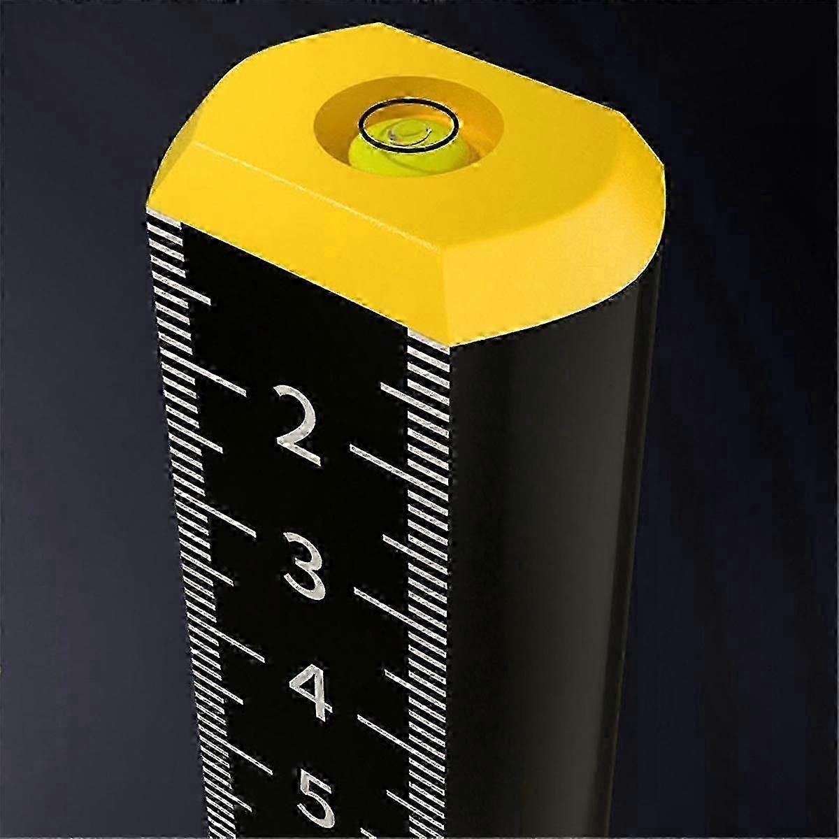Magnetic Base Measuring Ruler for Ceiling and Floor Tiles, 2Pcs Height Measurement Tool for Suspended Ceilings