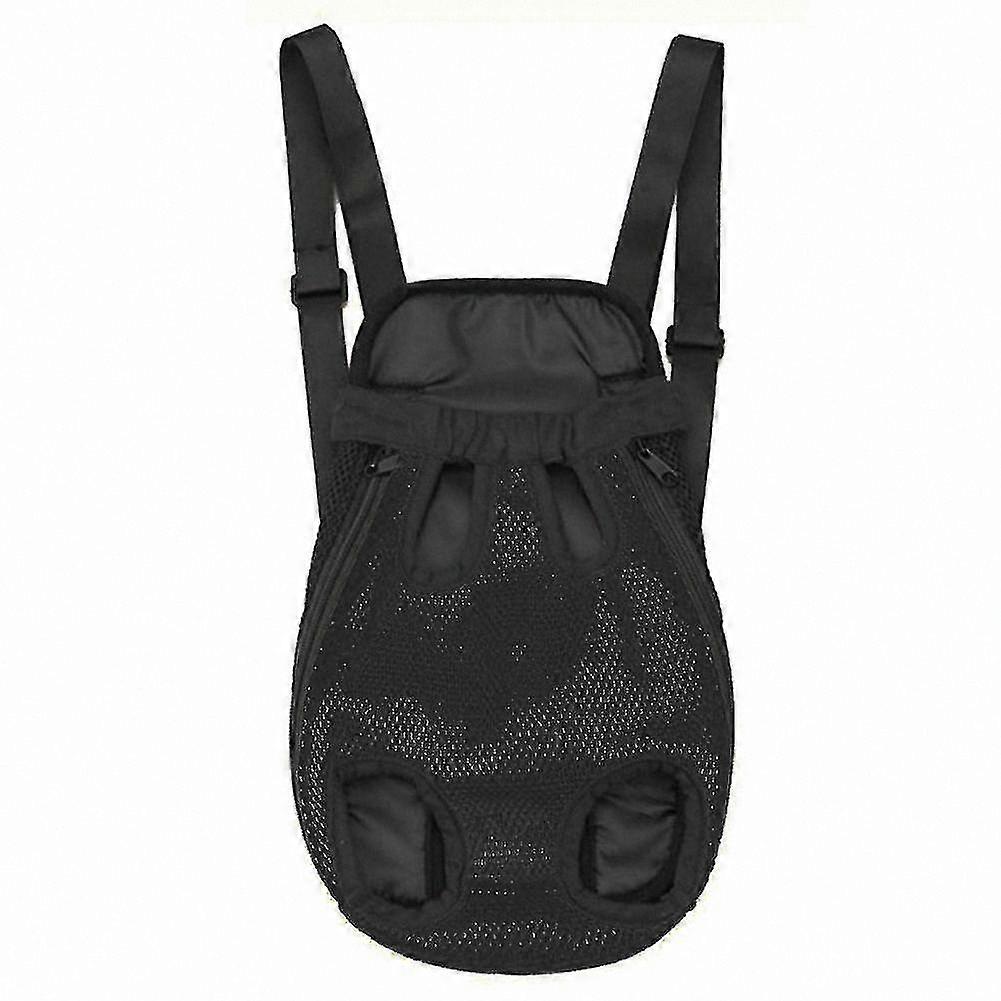 Adjustable Pet Travel Backpack with Front Legs and Tail Out Design for Cats and Dogs Chest Carrier Bag