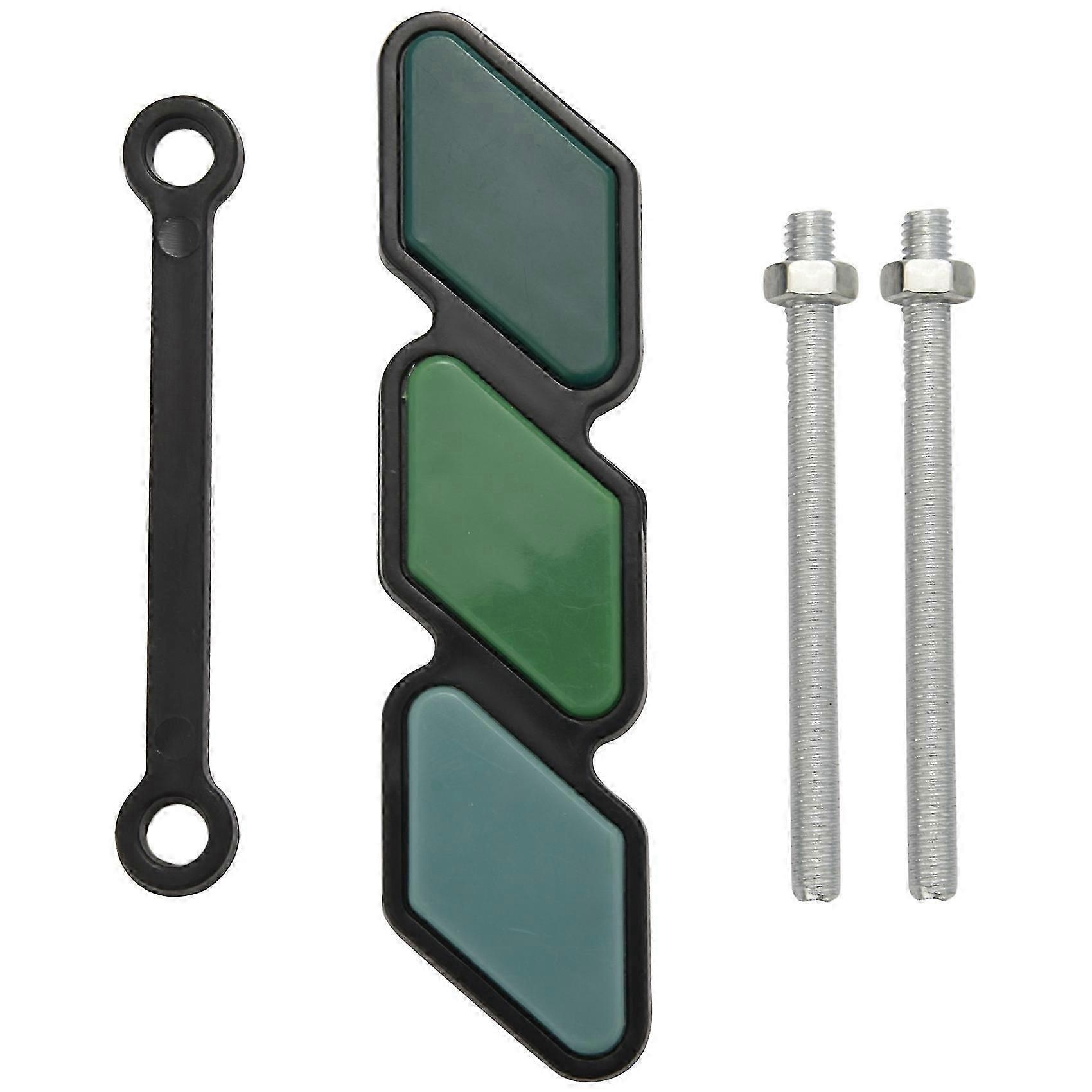 Auto grille emblems for 4Runner - Cyan tri-color badge decals