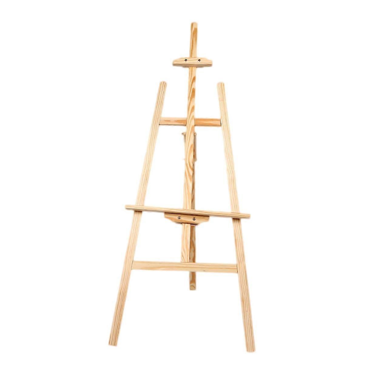 Adjustable Wooden Easel Stand Solid Wood Height Adjustable Art Display for Indoor Outdoor Use Adults