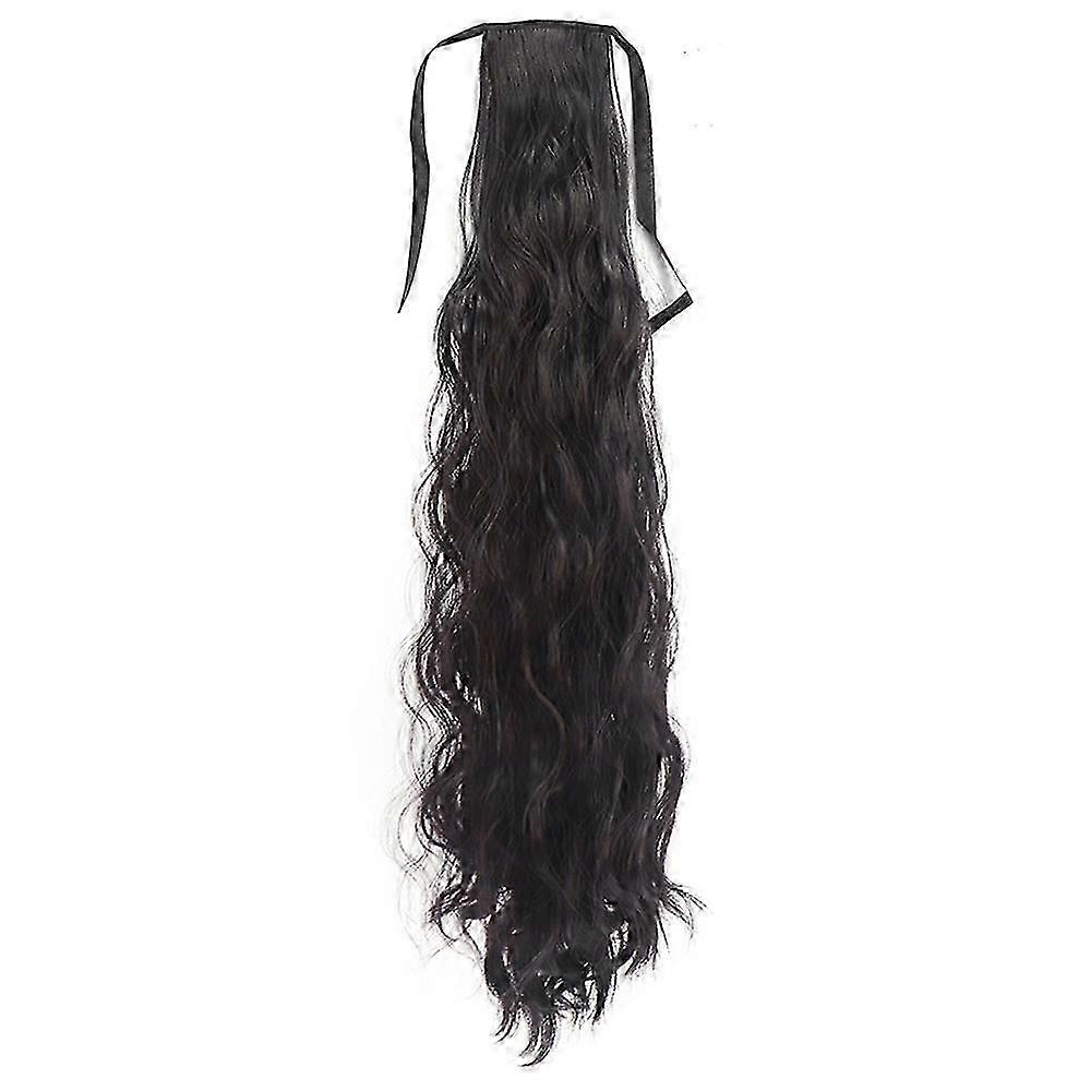 Perruques pour femmes Queue de cheval Cheveux longs bouclés naturels Fausses tresses en queue de cheval Faux cheveux