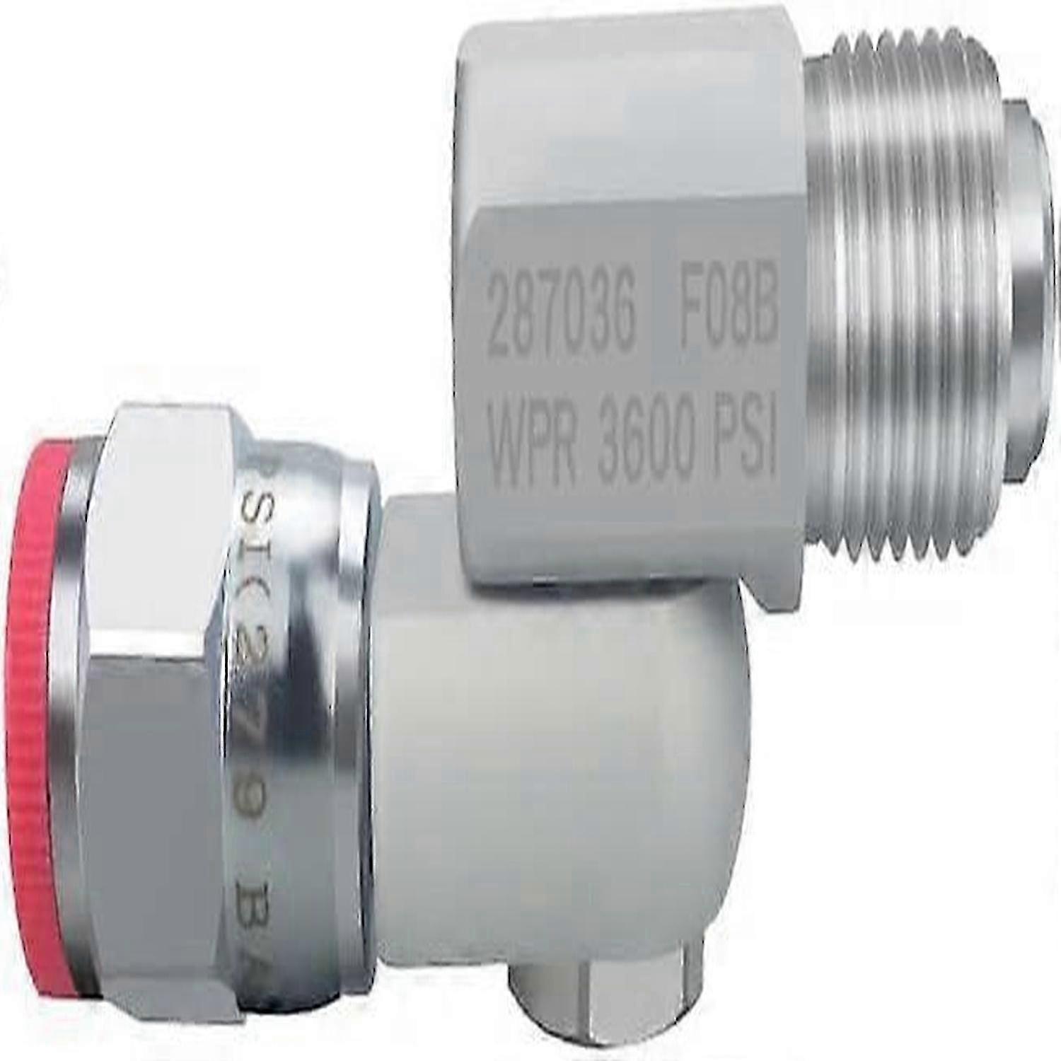 Joint pivotant pour pistolet à peinture airless compatible avec Graco 235486 filetage de 7/8 de pouce avec rotation à 180 degrés