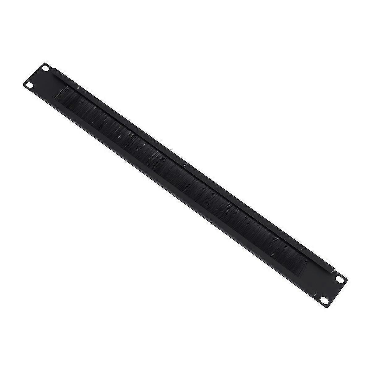 1U 19Inch RACK MOUNT Blanking Plate Rack Mounting Blank Network Brush Panel Server Cabinet Cable Man