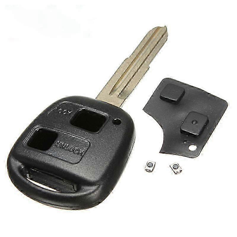 2/3 Buttons Car Remote Key Case Fob Cover Button Key Case For Toyota Avensis Corolla Yaris Rav4